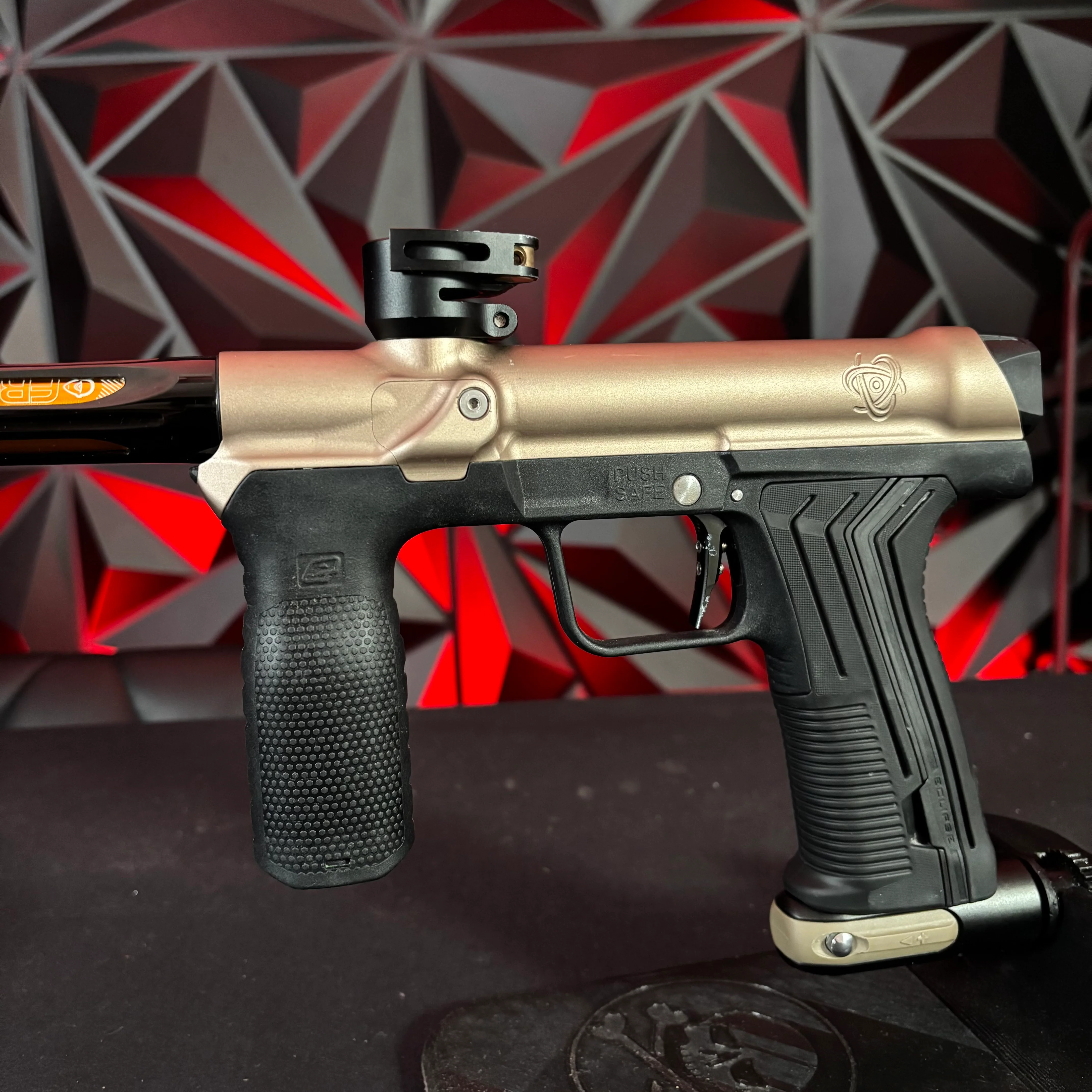 Used Planet Eclipse/Inception Design FLE Emek 100 Paintball Gun - Standstone/Black - Fang Trigger - Image 5