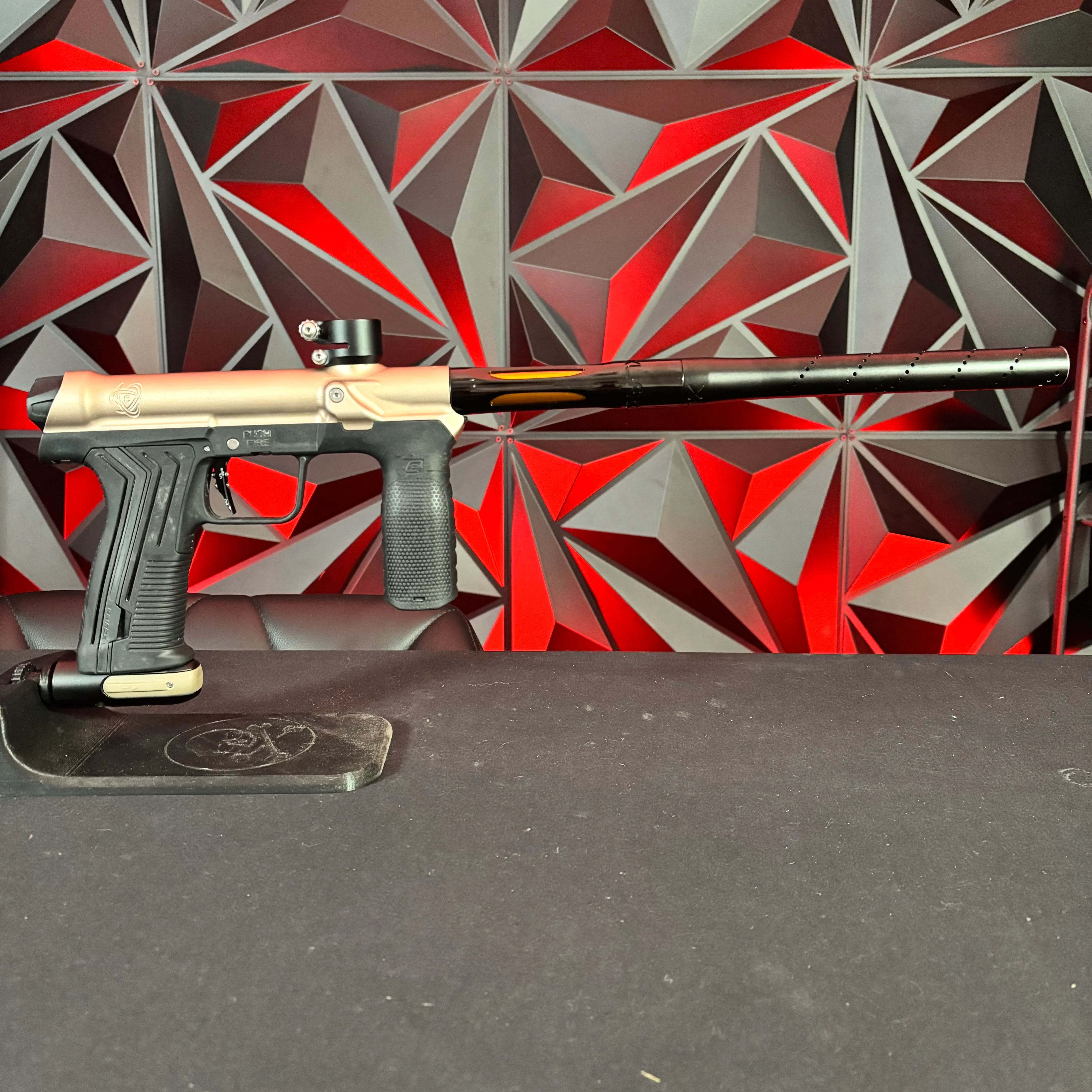 Used Planet Eclipse/Inception Design FLE Emek 100 Paintball Gun - Standstone/Black - Fang Trigger - Image 6