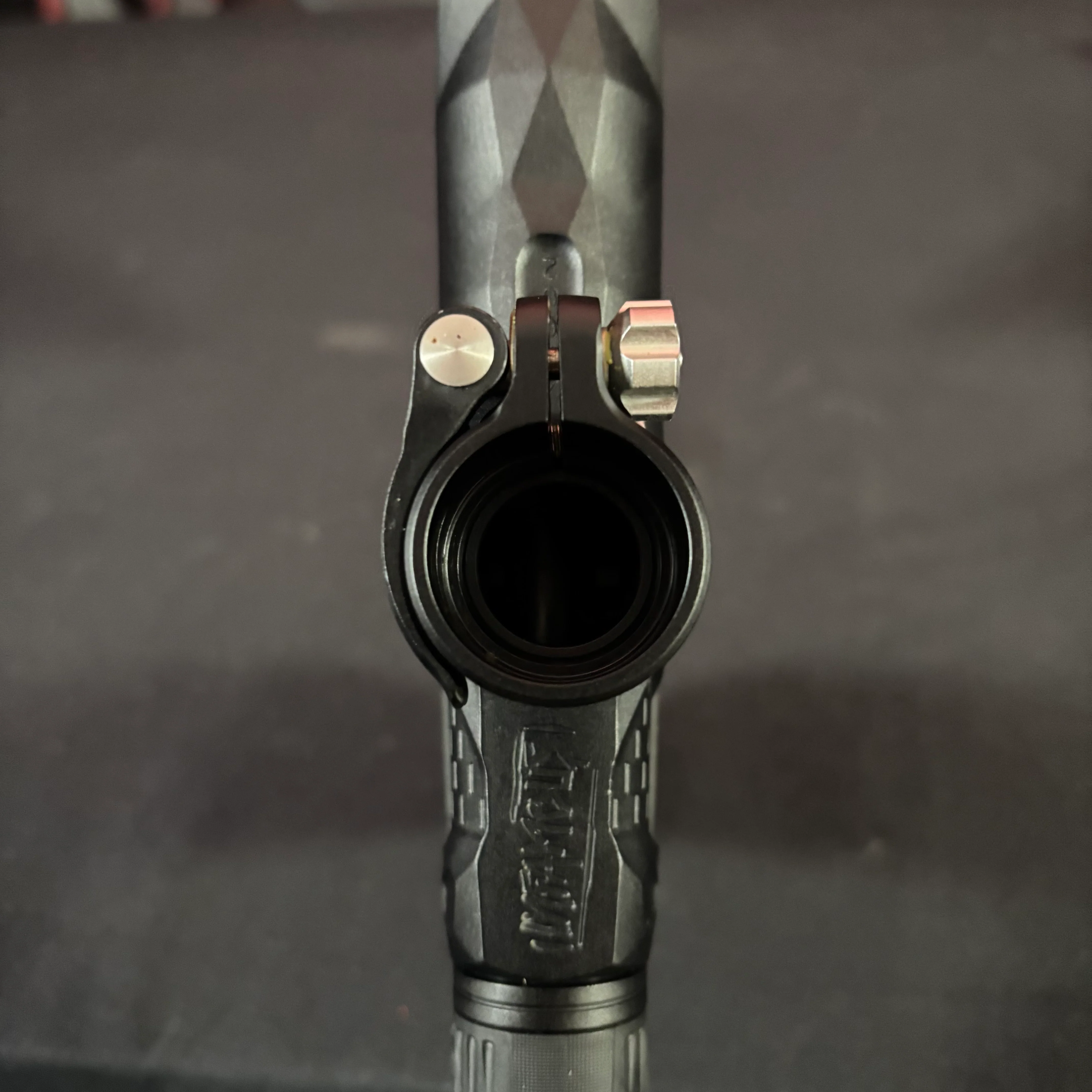 Used Planet Eclipse/Infamous 180r Paintball Gun - Midnight /w S63 Barrel and 2 inserts - Image 9