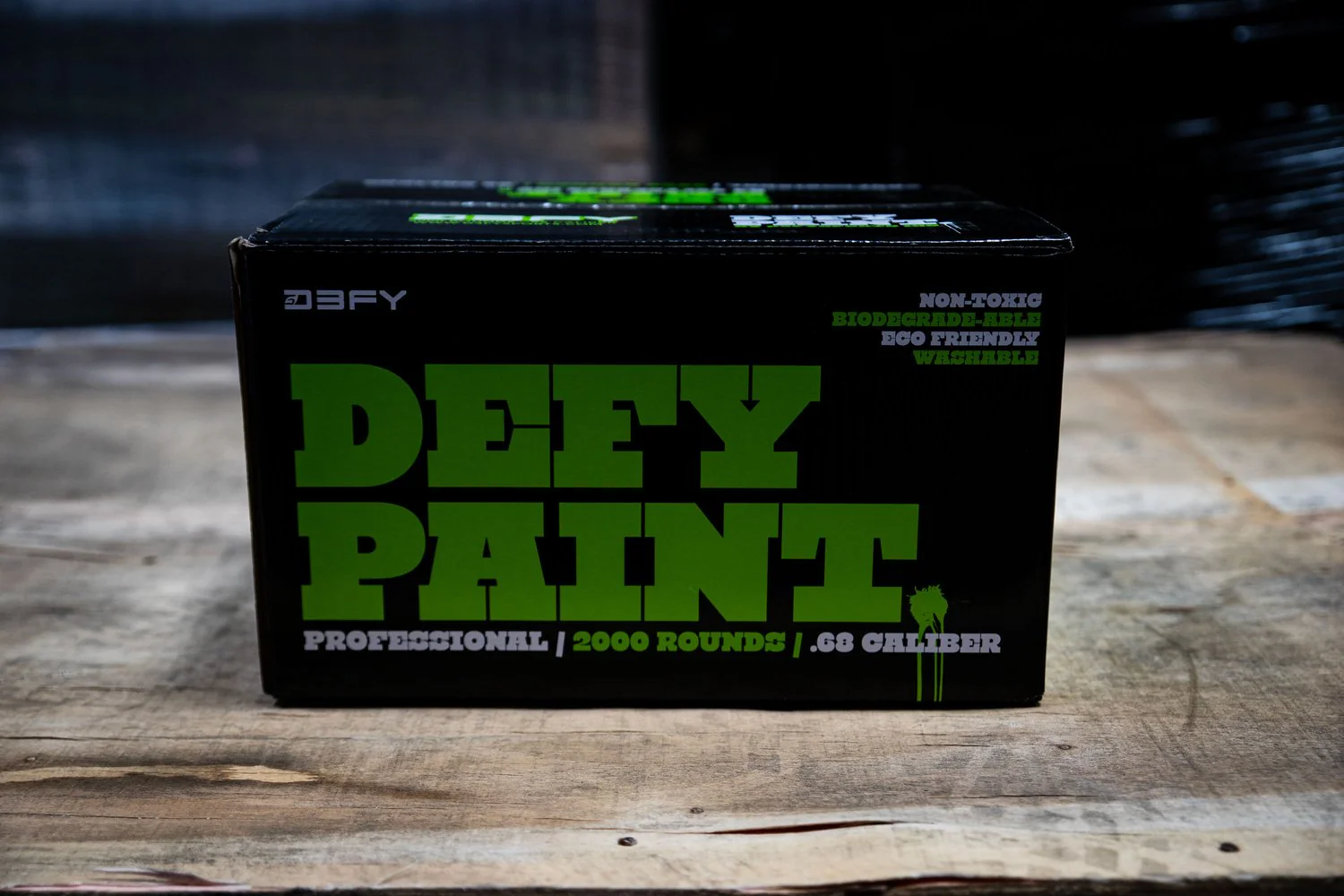 Defy Professional Grade Paintballs - 0.68 Caliber - 2000 Count - Metallic Purple Shell / Yellow Fill - Image 3