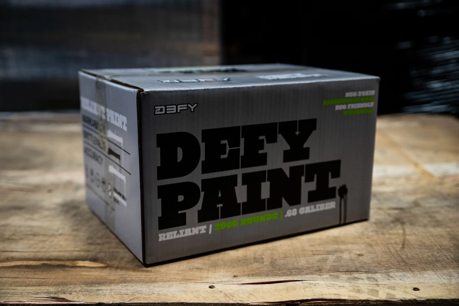 Defy Reliant Paintballs - 0.68 Caliber - 2000 Count - Non-Metallic Pink Shell / Yellow Fill - Image 3