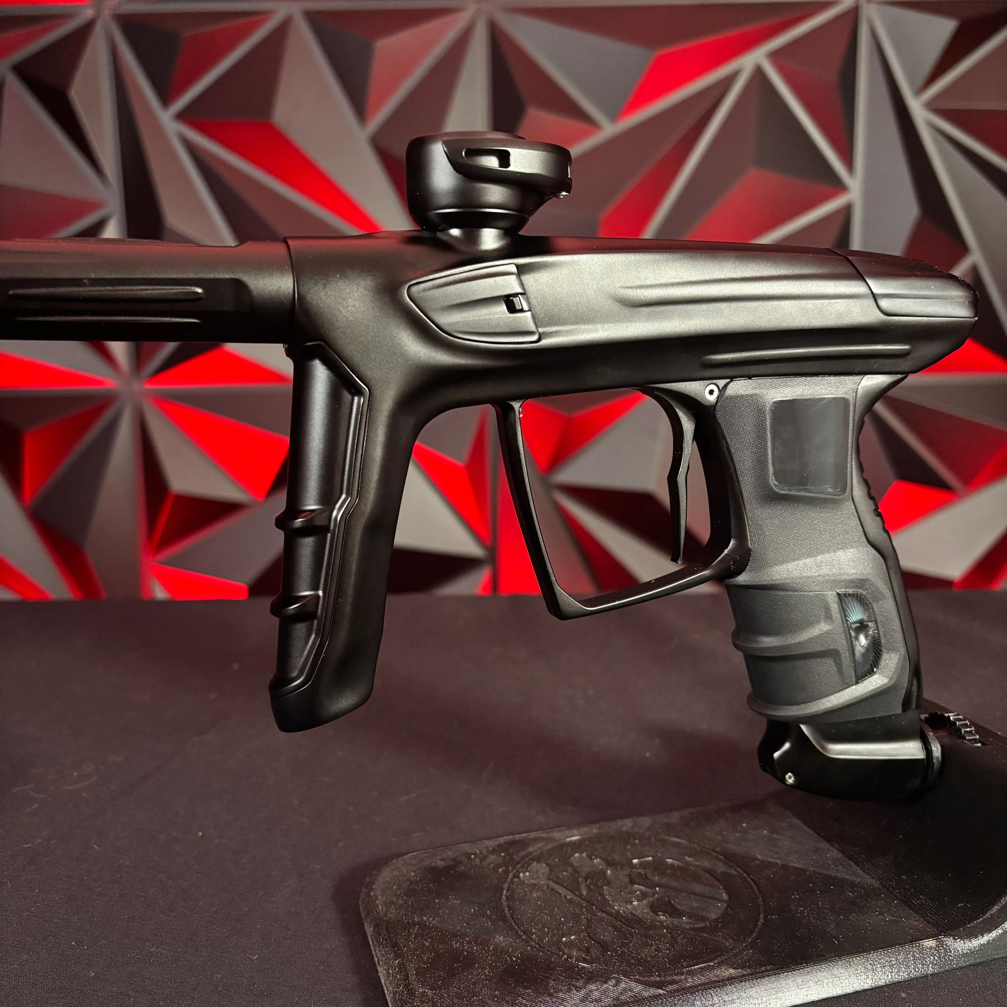 Used DLX Luxe IDOL Paintball Gun - Dust Black w/Adrenaline Bernoulli Bolt, New Grips w/Black Feedback Screw - Image 5