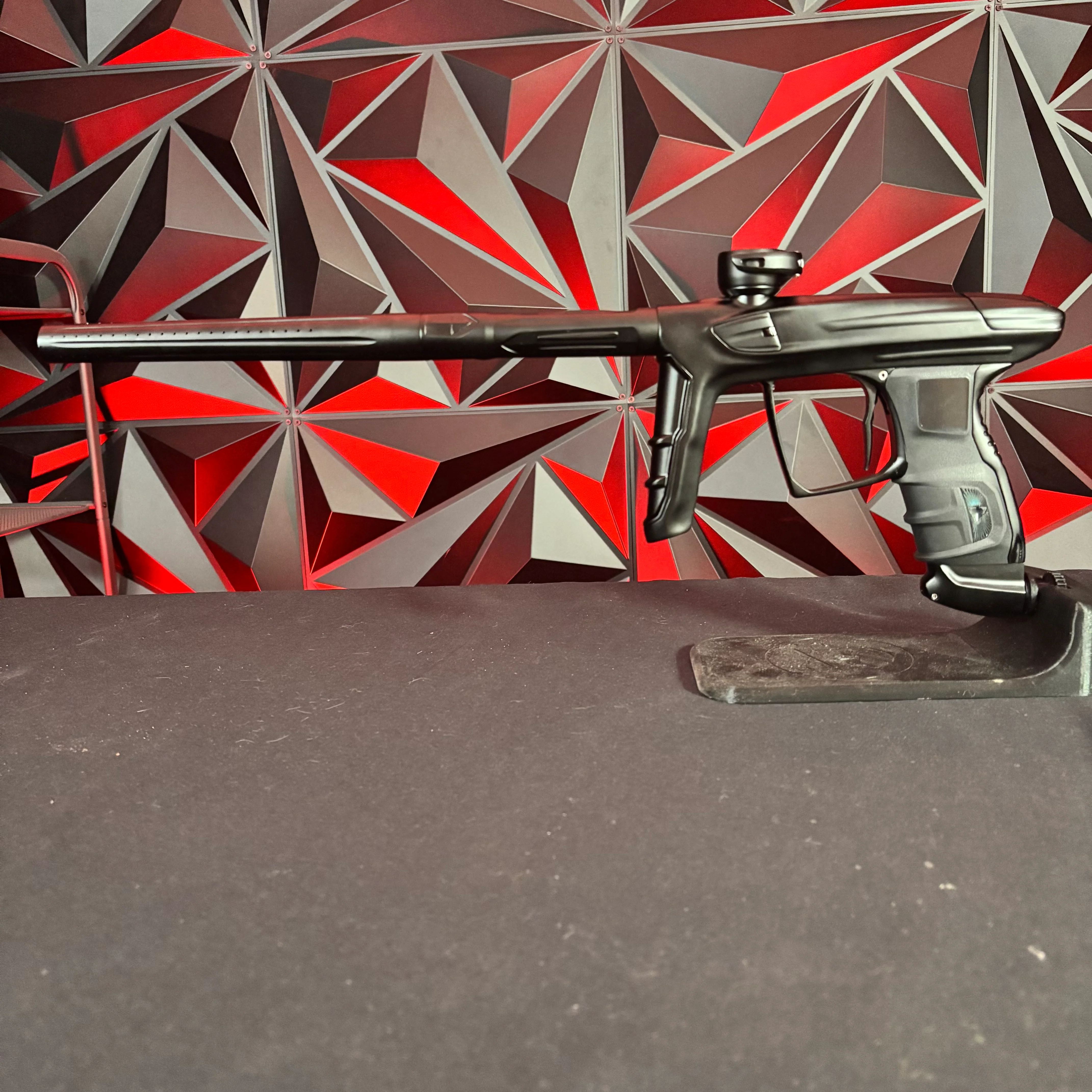 Used DLX Luxe IDOL Paintball Gun - Dust Black w/Adrenaline Bernoulli Bolt, New Grips w/Black Feedback Screw - Image 7