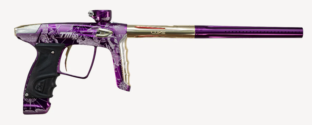 DLX Luxe TM40 Paintball Gun - LE Commemorative Edition Purple/Gold - Image 2