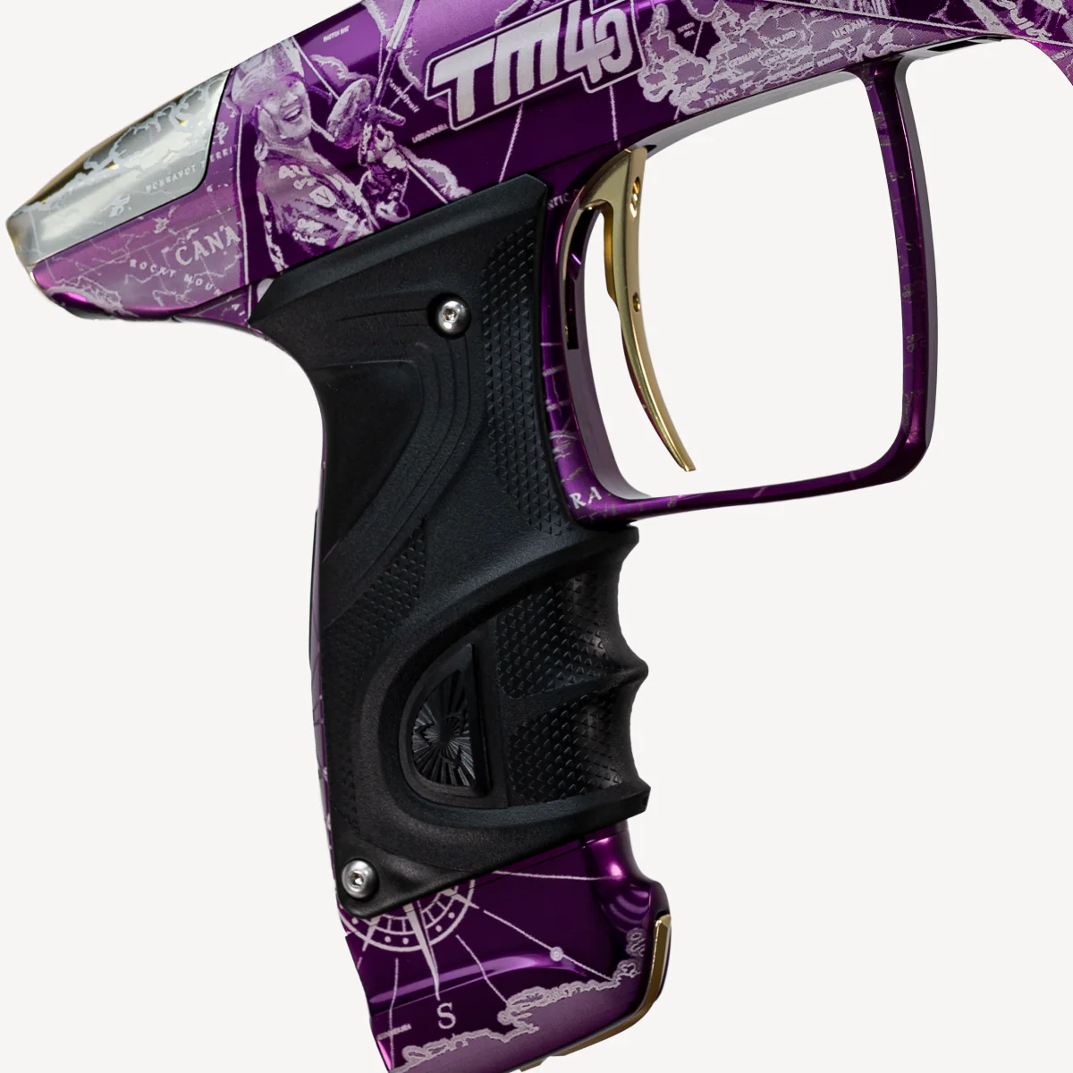 DLX Luxe TM40 Paintball Gun - LE Commemorative Edition Purple/Gold MISPRINT - Image 6