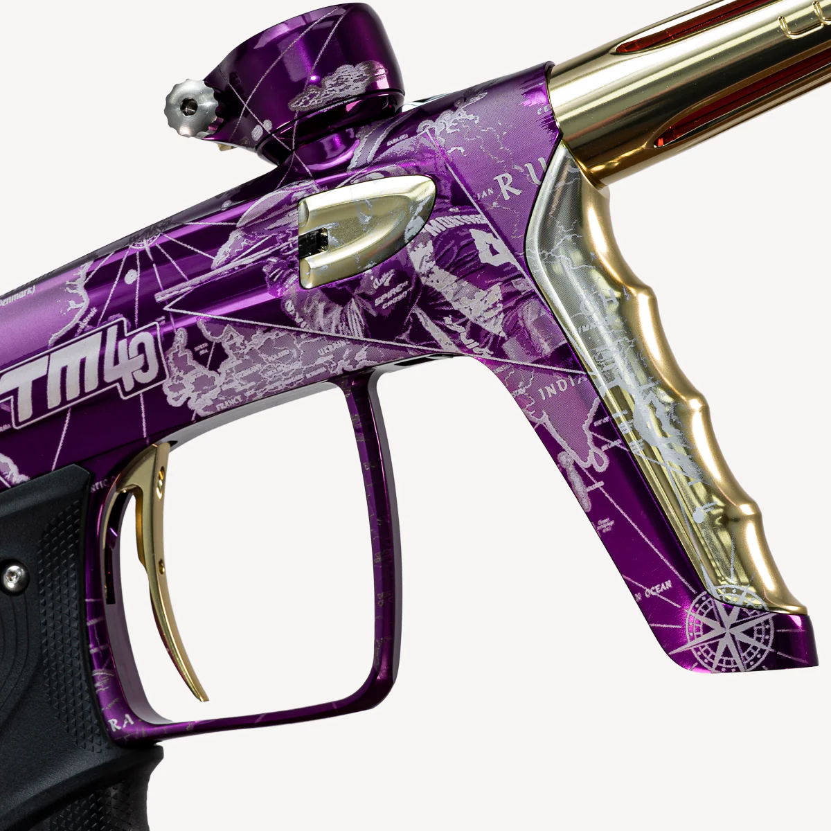 DLX Luxe TM40 Paintball Gun - LE Commemorative Edition Purple/Gold MISPRINT - Image 8