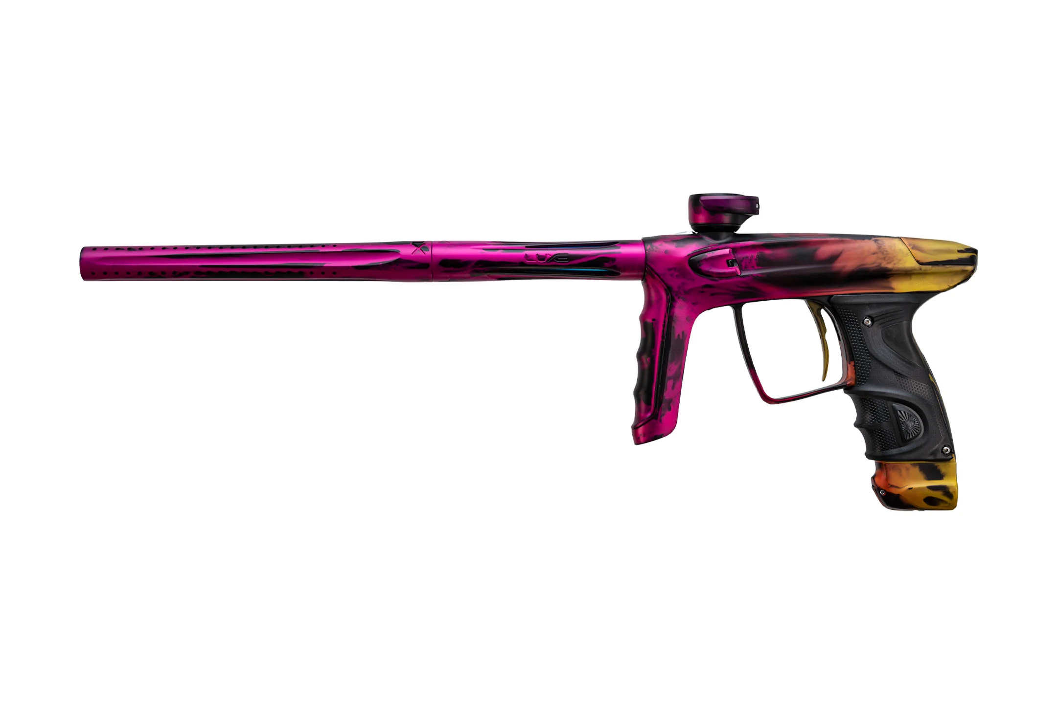 DLX Luxe TM40 Paintball Gun - LE Pink-Yellow Smear - Image 2