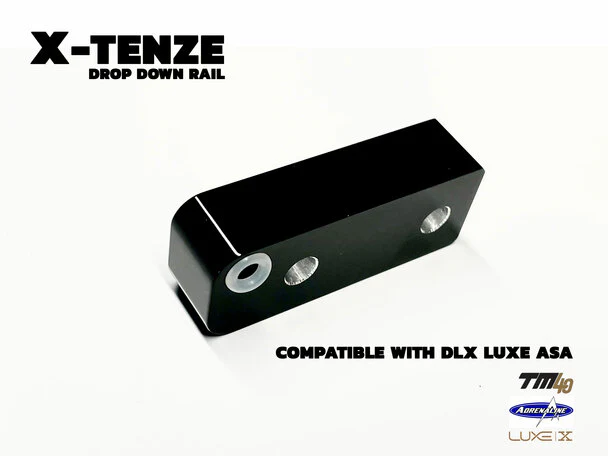 DLX Luxe X-Tenze ASA Drop Down Rail for Luxe X/TM40/Adrenaline - Black - Image 3