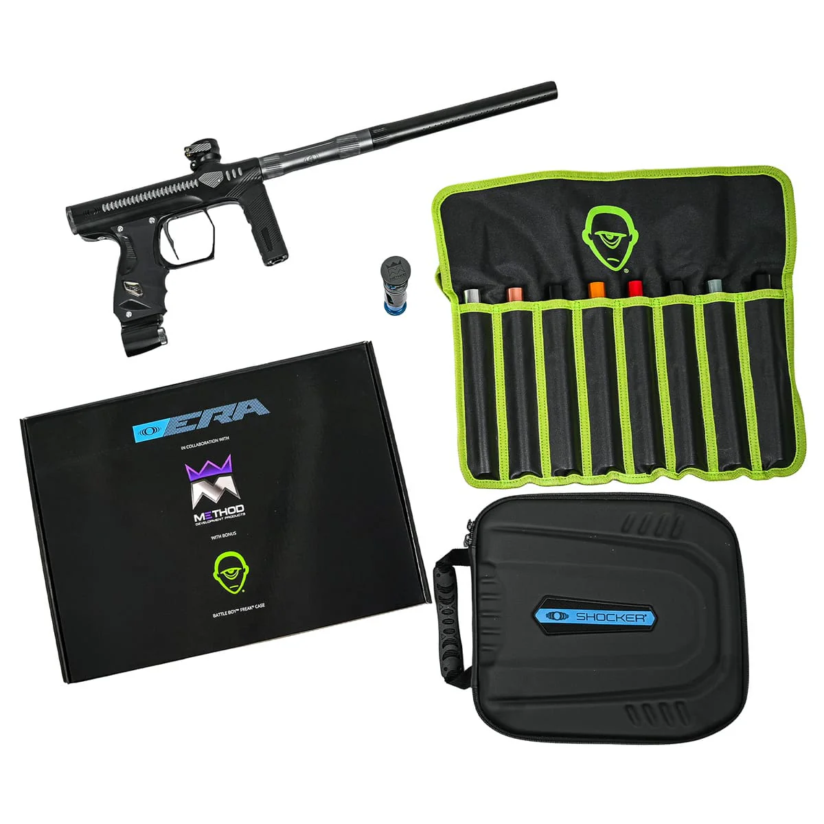 DLX x Method Shocker ERA Paintball Gun - Black/Grey - Image 2