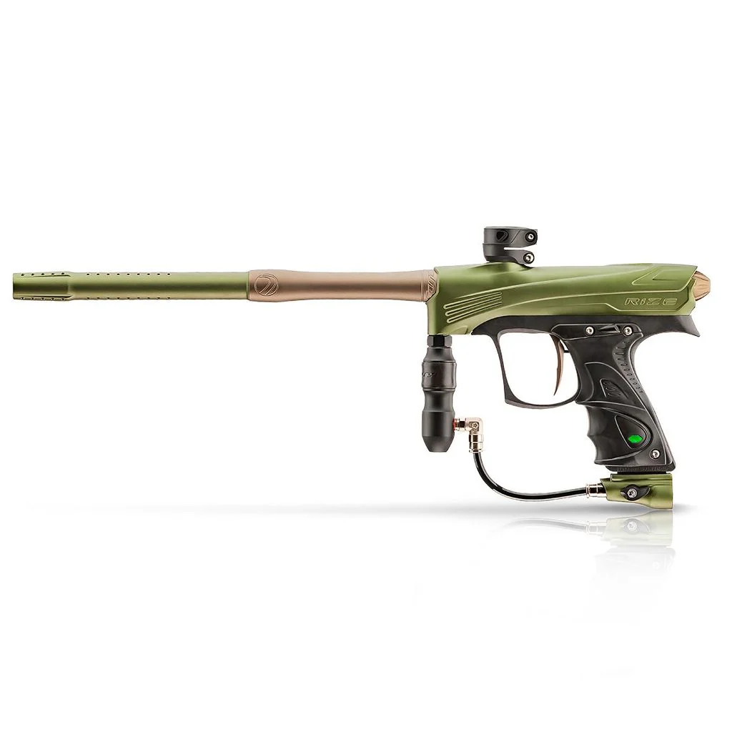 Dye CZR Electronic Paintball Gun - Olive / Tan - Pre-Order - Image 2