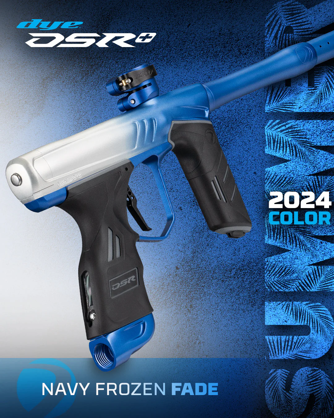 Dye DSR+ Paintball Gun - Dust Navy Frozen Fade - Image 2