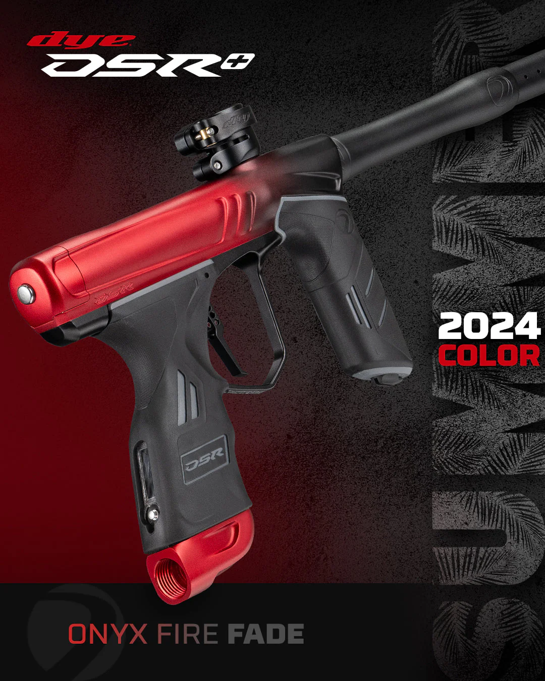 Dye DSR+ Paintball Gun - Dust Onyx Fire Fade - Image 2