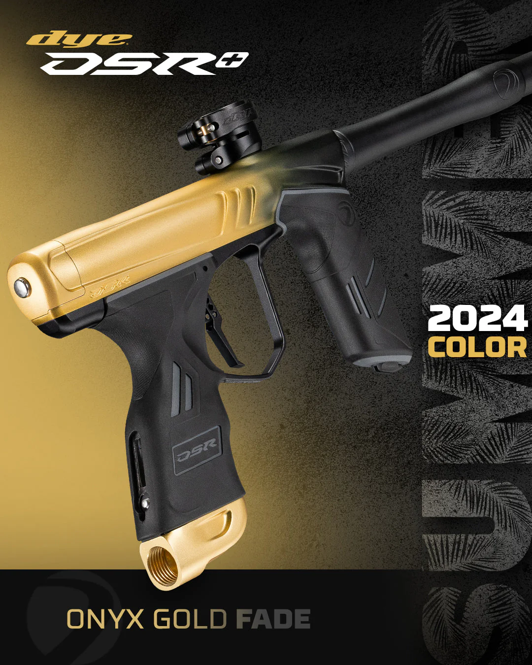 Dye DSR+ Paintball Gun - Dust Onyx Gold Fade - Image 2