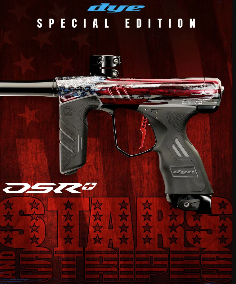 Dye DSR+ Paintball Gun - LE Stars and Stripes - Image 4