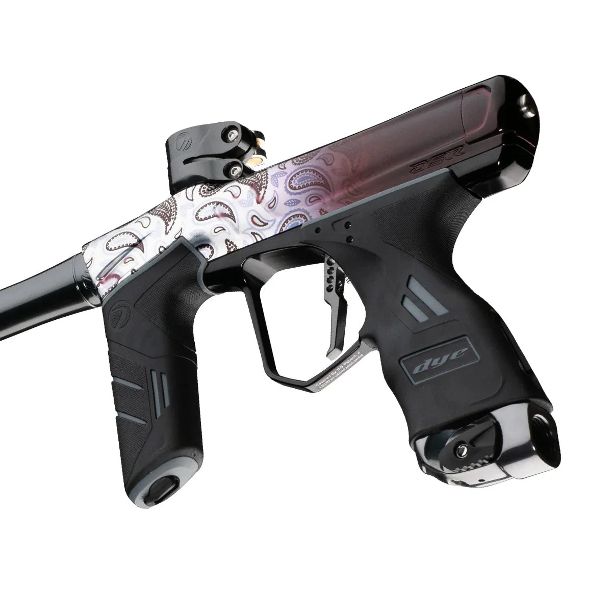 Dye DSR+ Paintball Gun - PGA Bandana White - Image 3