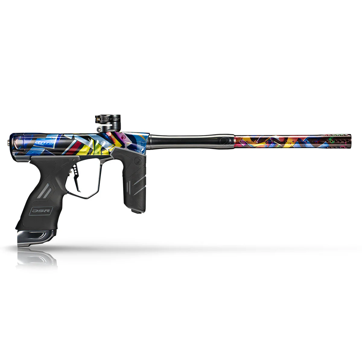 Dye DSR+ Paintball Gun - Polished PGA Tagged