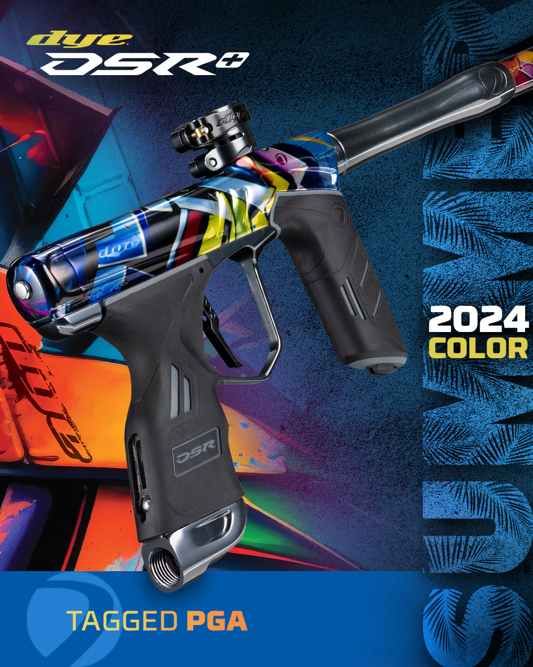 Dye DSR+ Paintball Gun - Polished PGA Tagged - Image 2