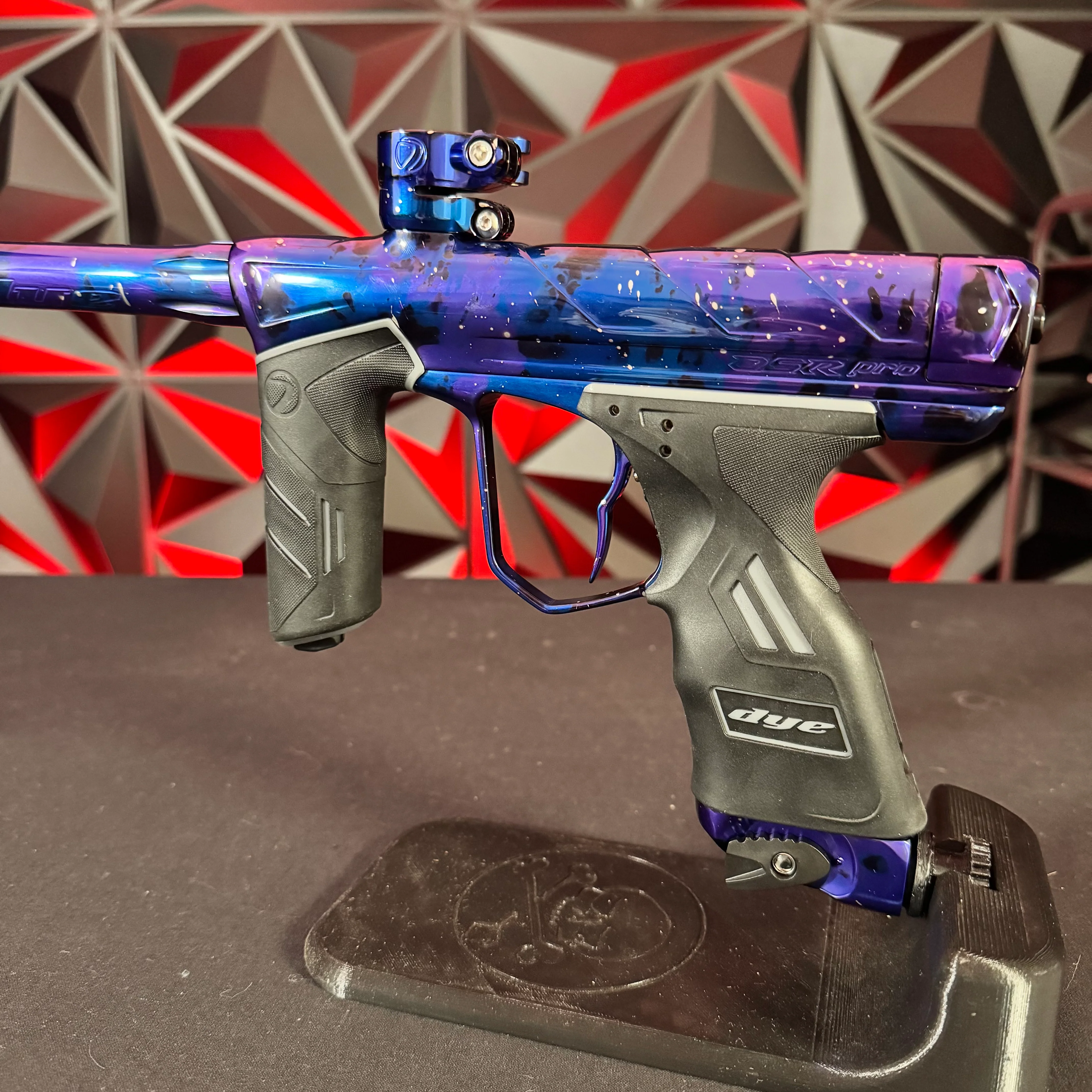 “Ultimate” Dye DSR Pro Paintball Gun - Custom Polished Galaxy - Image 3