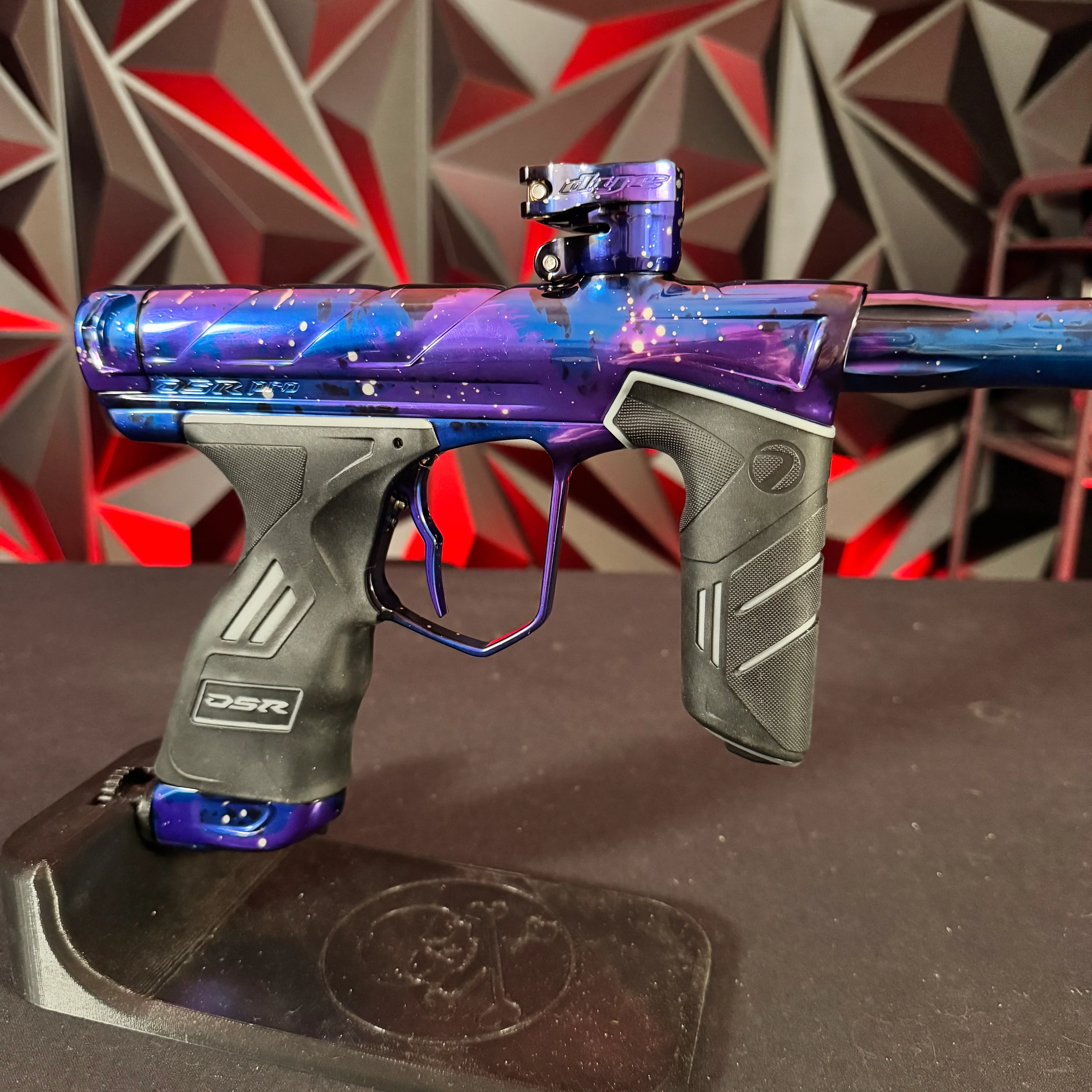 “Ultimate” Dye DSR Pro Paintball Gun - Custom Polished Galaxy - Image 4