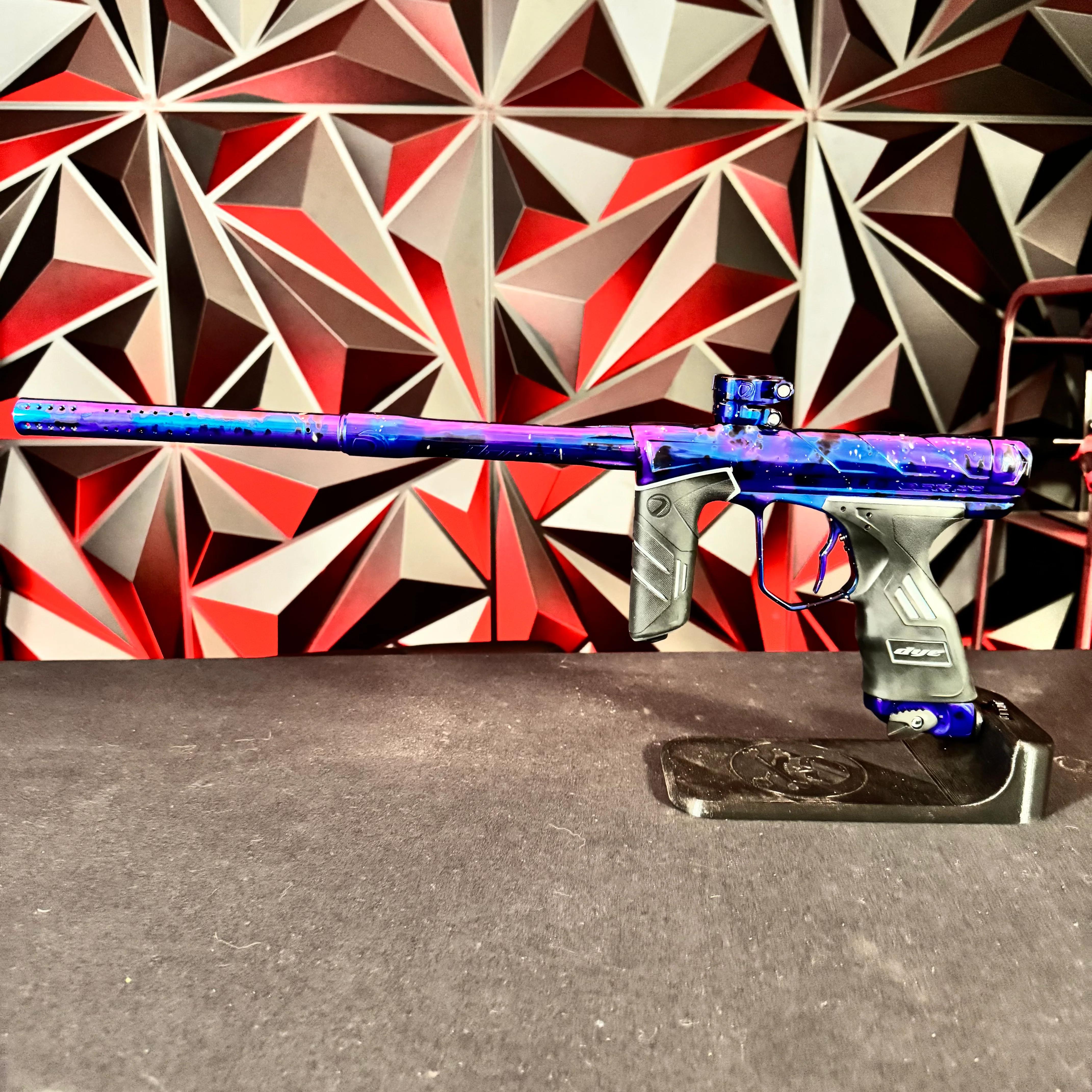 “Ultimate” Dye DSR Pro Paintball Gun - Custom Polished Galaxy - Image 9