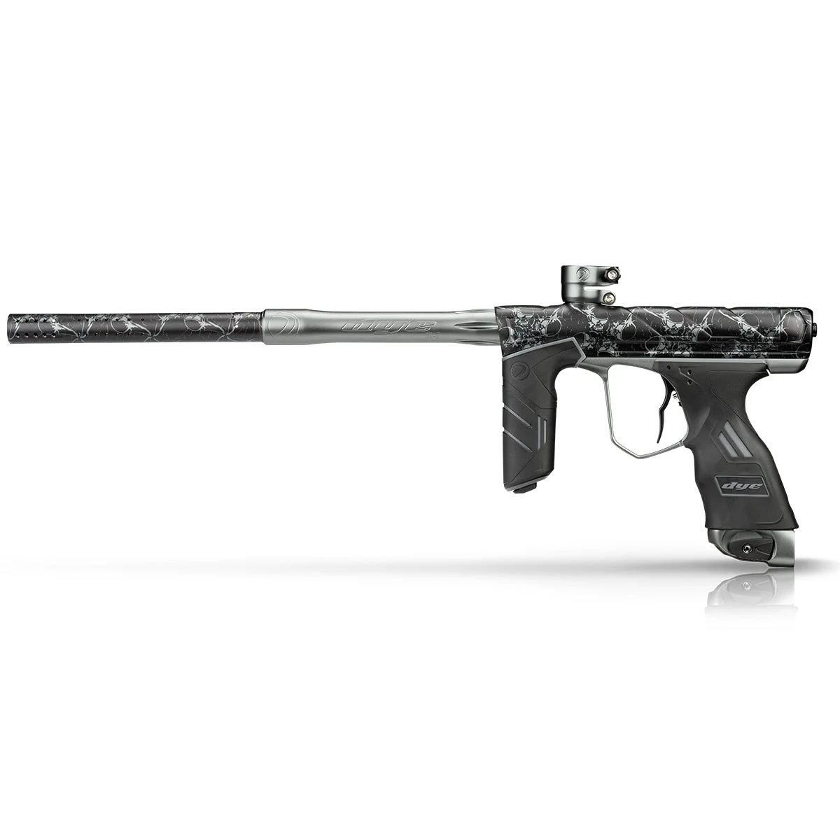 Dye DSR Pro Paintball Gun - PGA Sandana Skulls Grey - Image 2