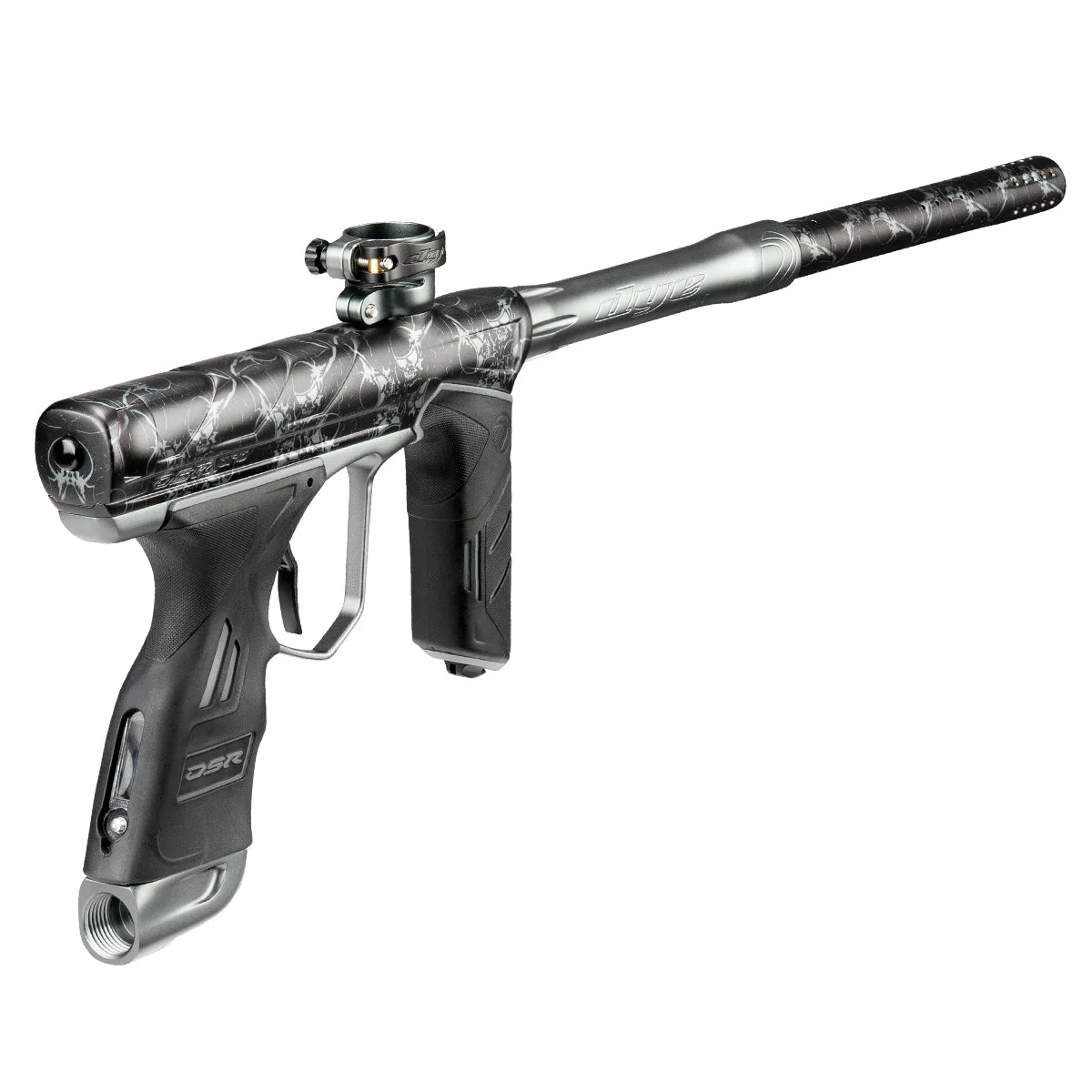 Dye DSR Pro Paintball Gun - PGA Sandana Skulls Grey - Image 4