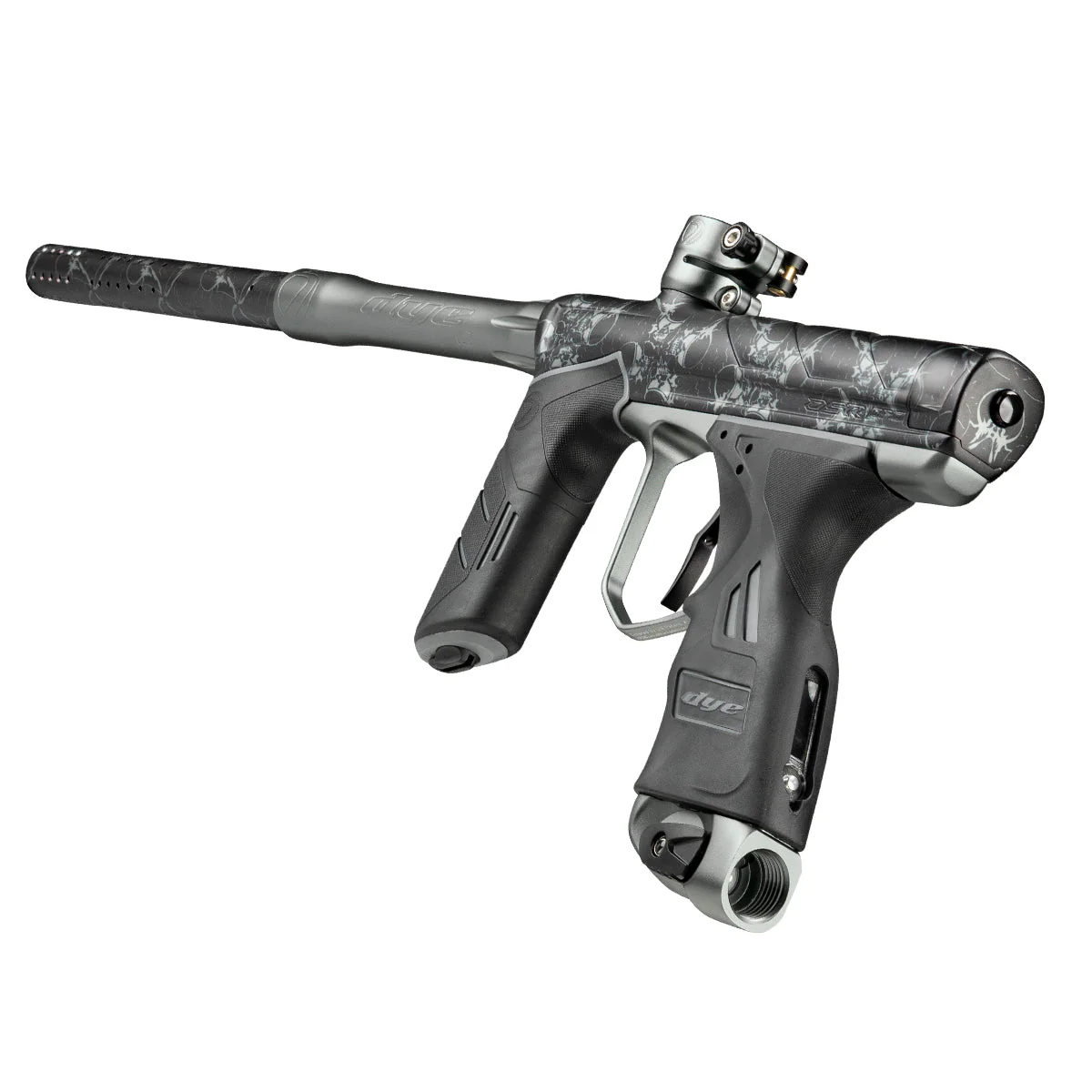 Dye DSR Pro Paintball Gun - PGA Sandana Skulls Grey - Image 5