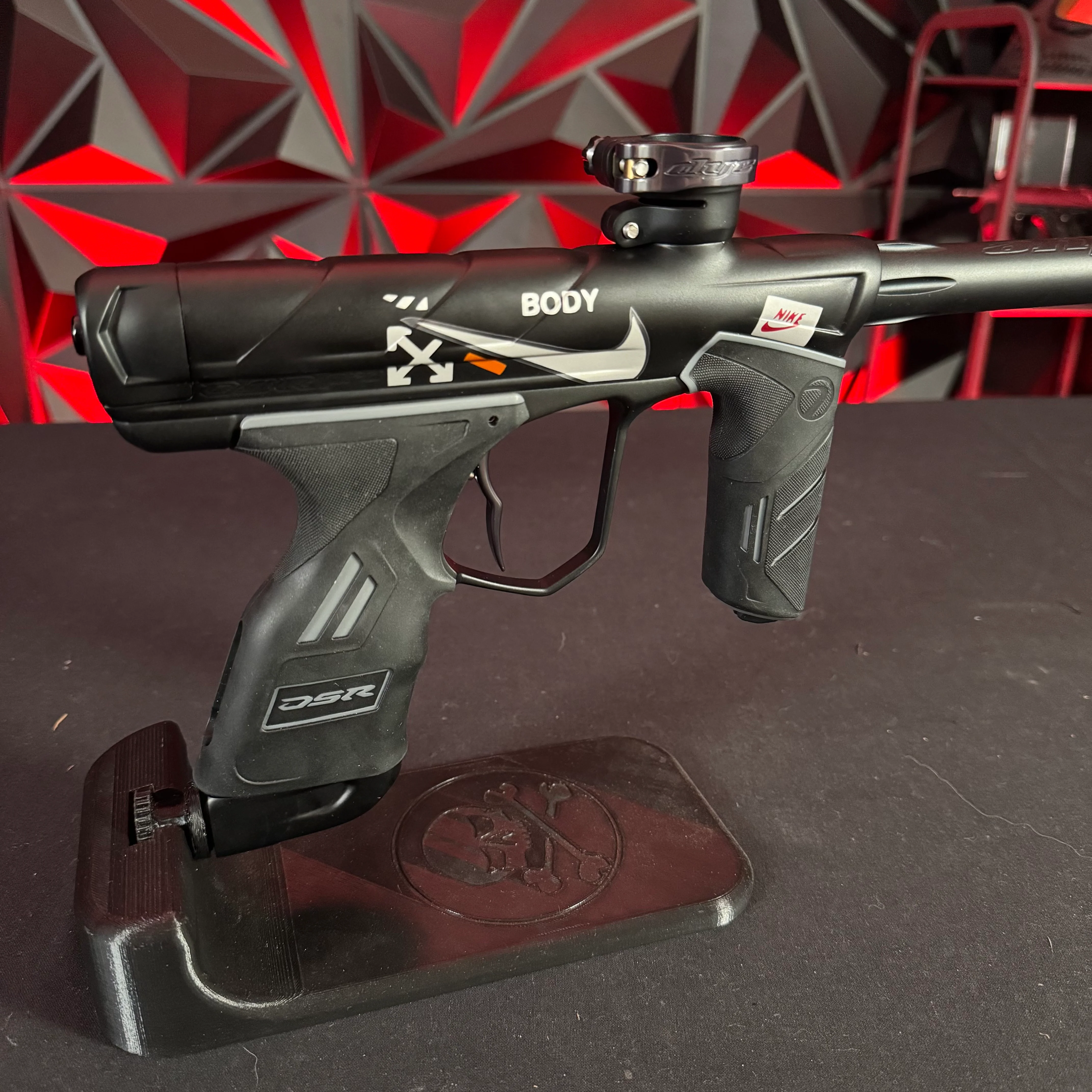 Dye DSR Pro Paintball Gun - Custom Nike Off White - Image 2