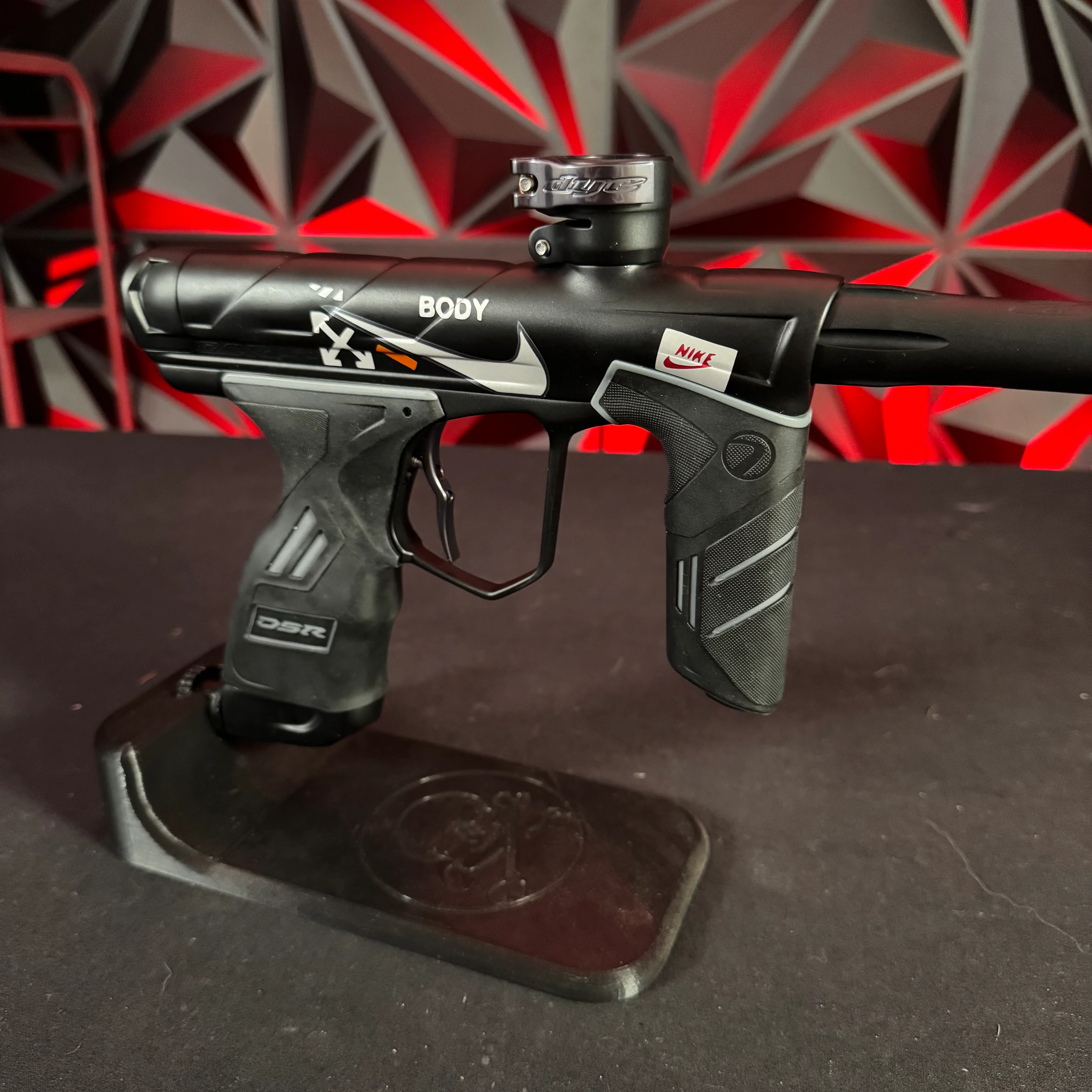 Dye DSR Pro Paintball Gun - Custom Nike Off White - Image 4