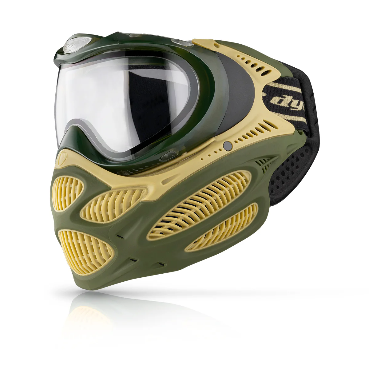 Dye i3 Pro Paintball Mask - Tac Olive - Image 2