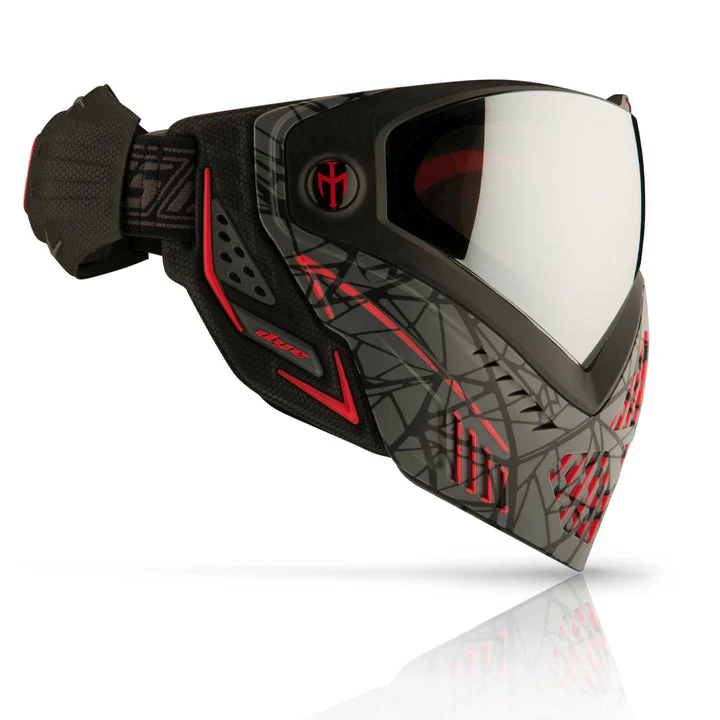 DYE i5 Paintball Goggle - Ironmen - Black/Red - Image 3