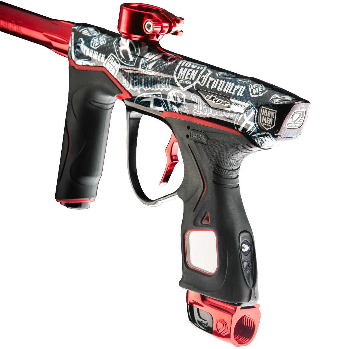 Dye M3+ Paintball Gun - IM CF Red - Image 4