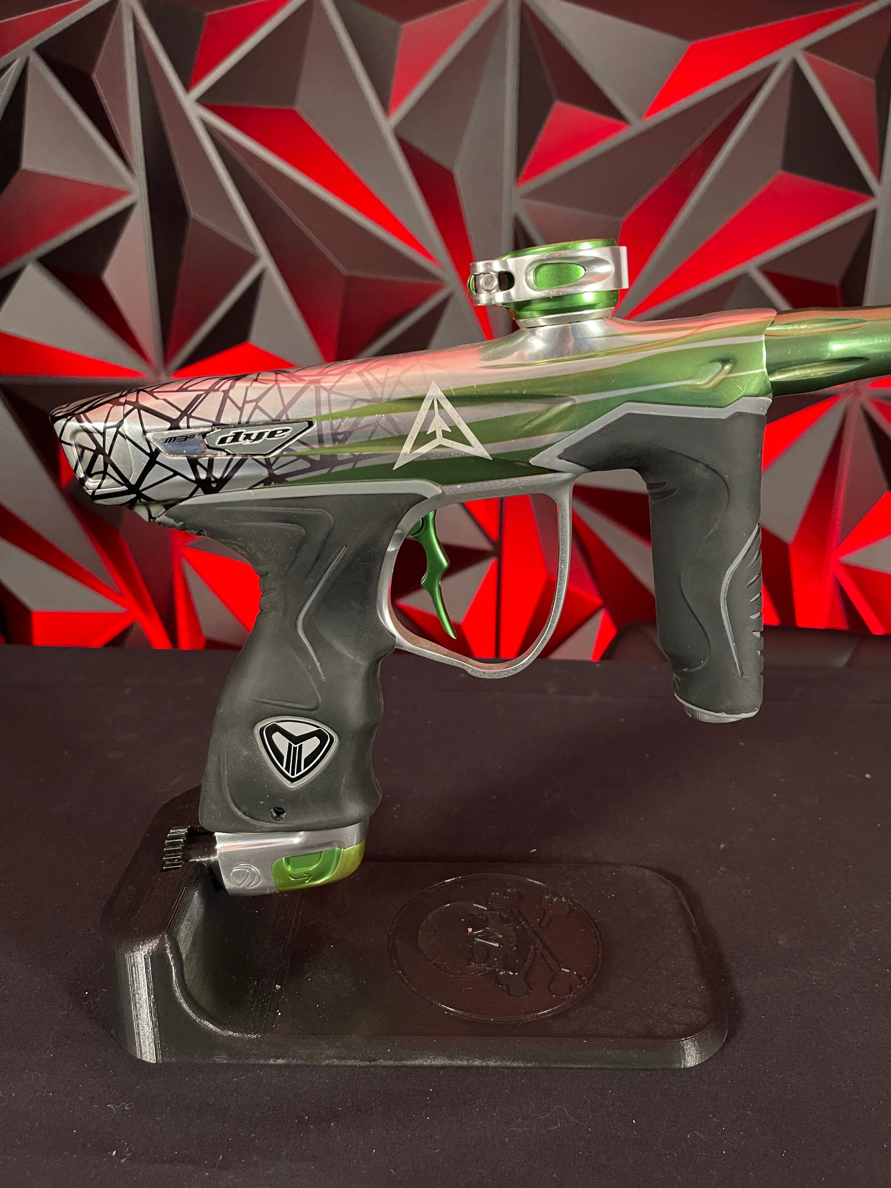 Used Dye M3+ Paintball Marker - Green Columbus LVL Up Edition - Image 5