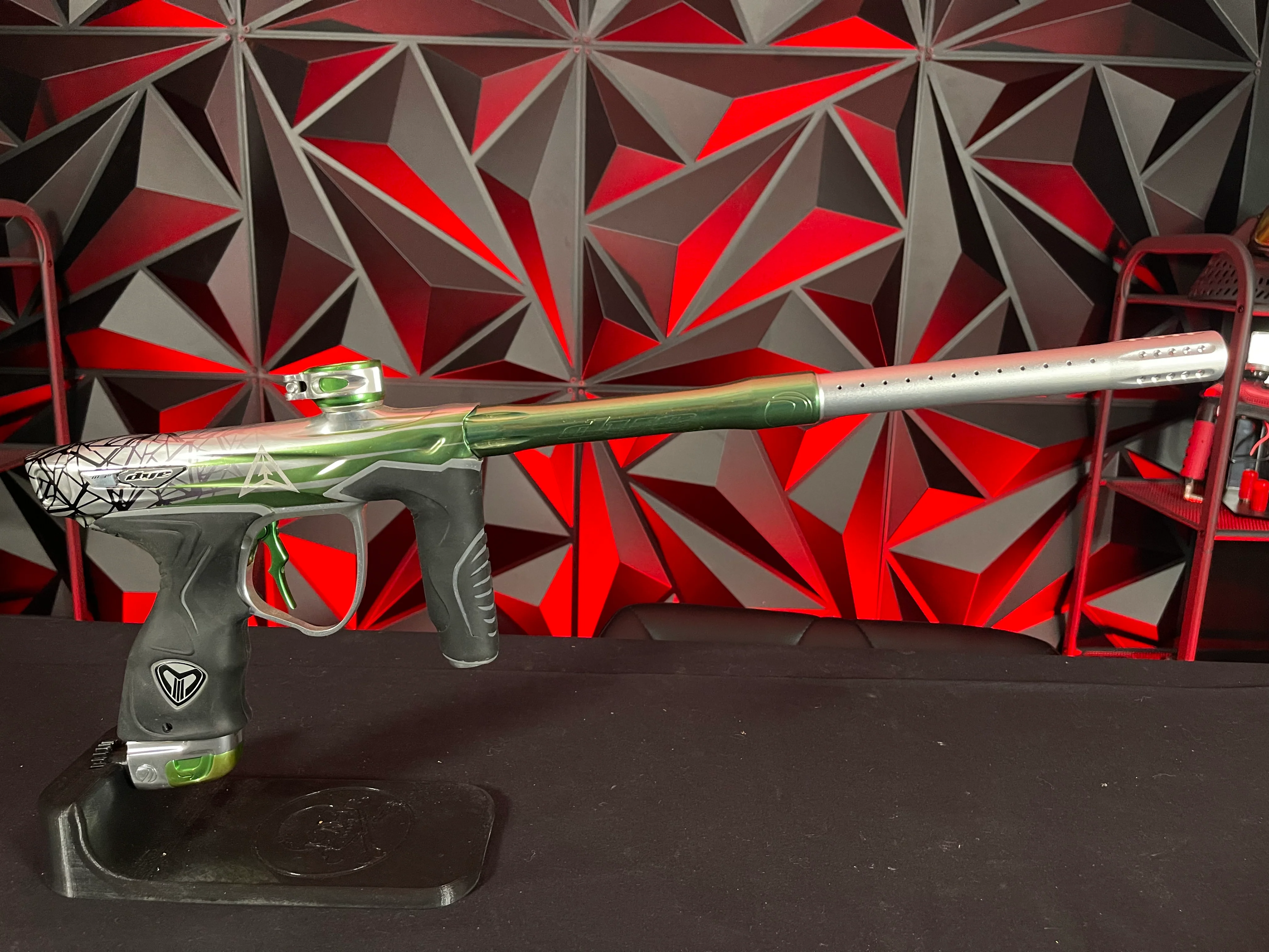 Used Dye M3+ Paintball Marker - Green Columbus LVL Up Edition - Image 7