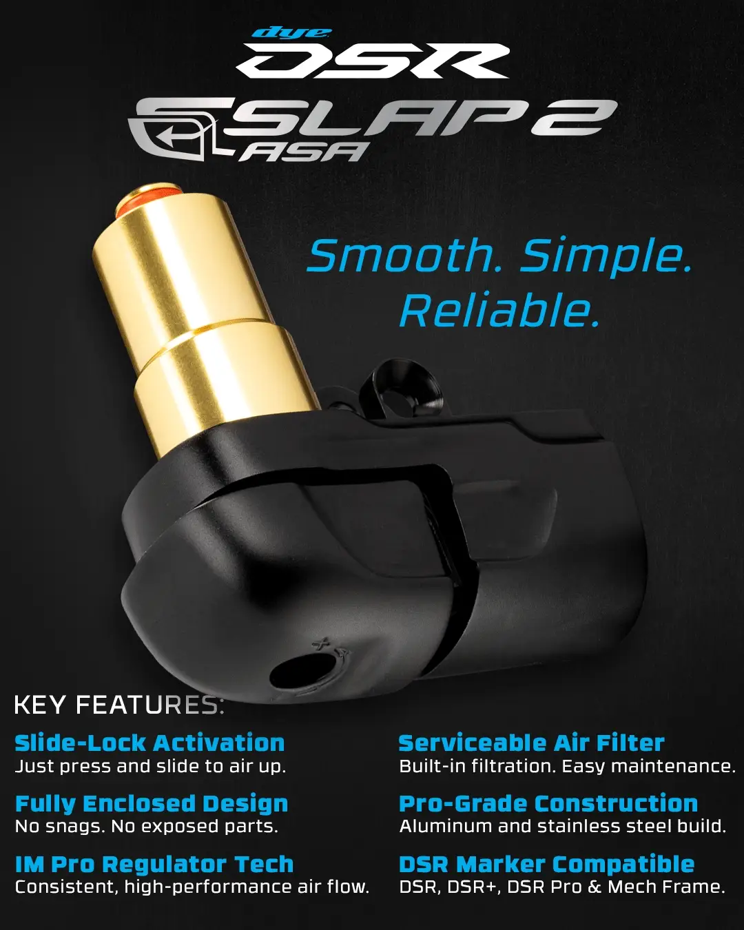 Dye SLAP 2 ASA - Dust Black (Fits Dye DSR / DSR+ / DSR Pro - Image 3