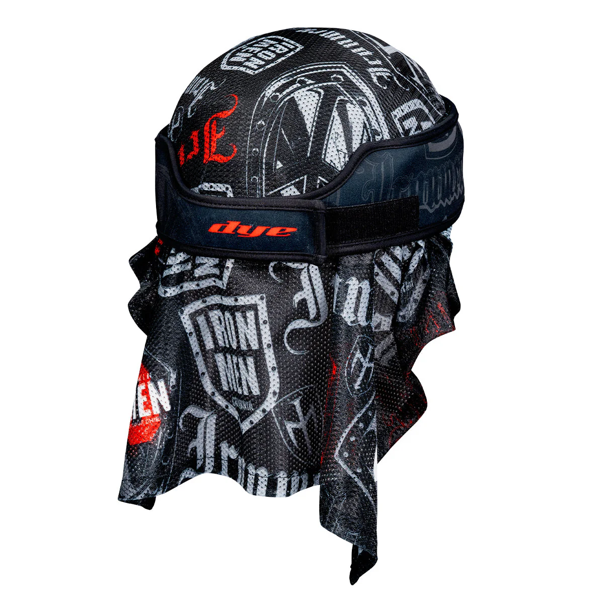 DYE X HALO - HEAD WRAP - IM SHIELDS 40 BLACK/RED - Image 2