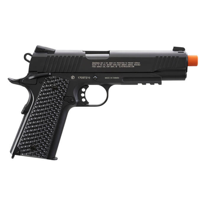 Elite Force 1911 TAC Airsoft Pistol 6 MM - Black - Image 3
