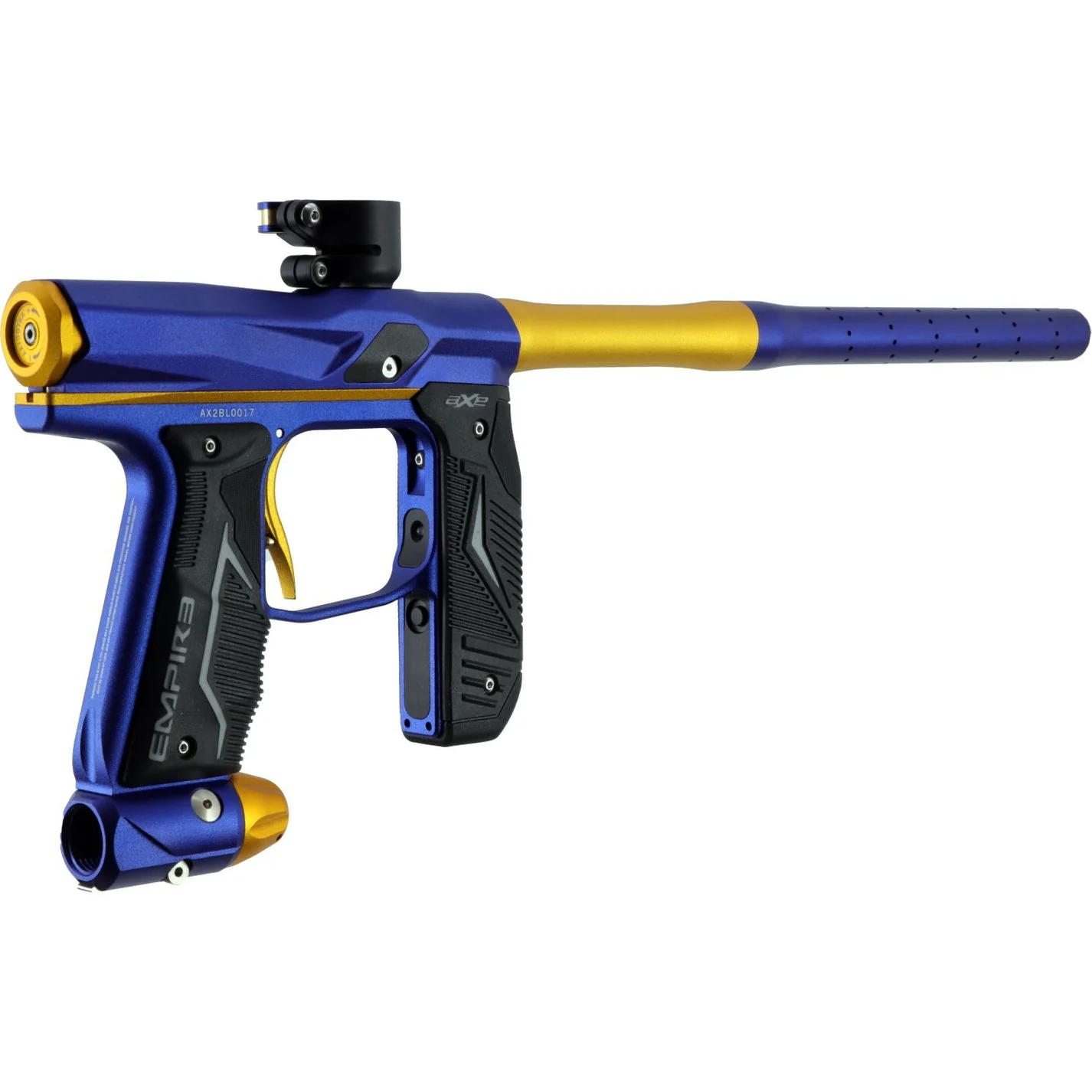 Empire Axe 2.0 Paintball Gun - Dust Blue/Dust Gold - Image 2