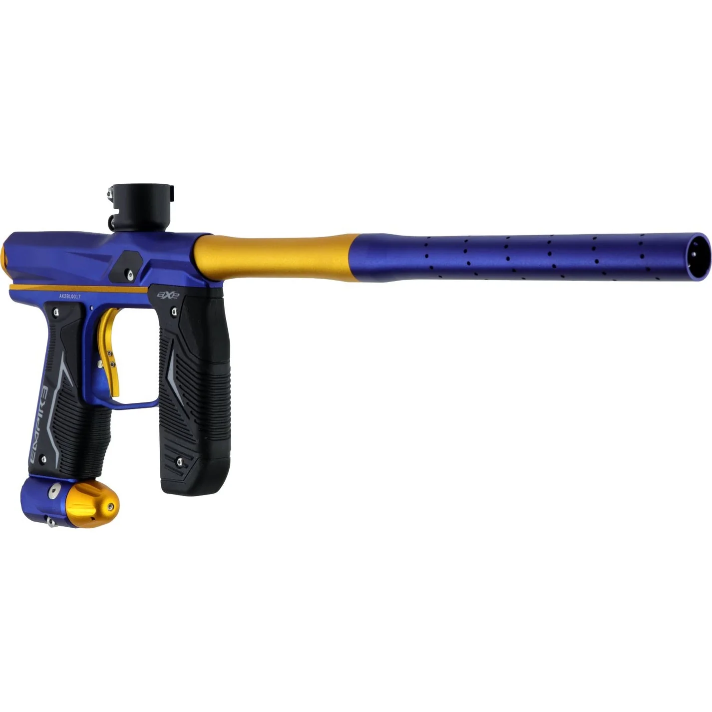 Empire Axe 2.0 Paintball Gun - Dust Blue/Dust Gold - Image 4