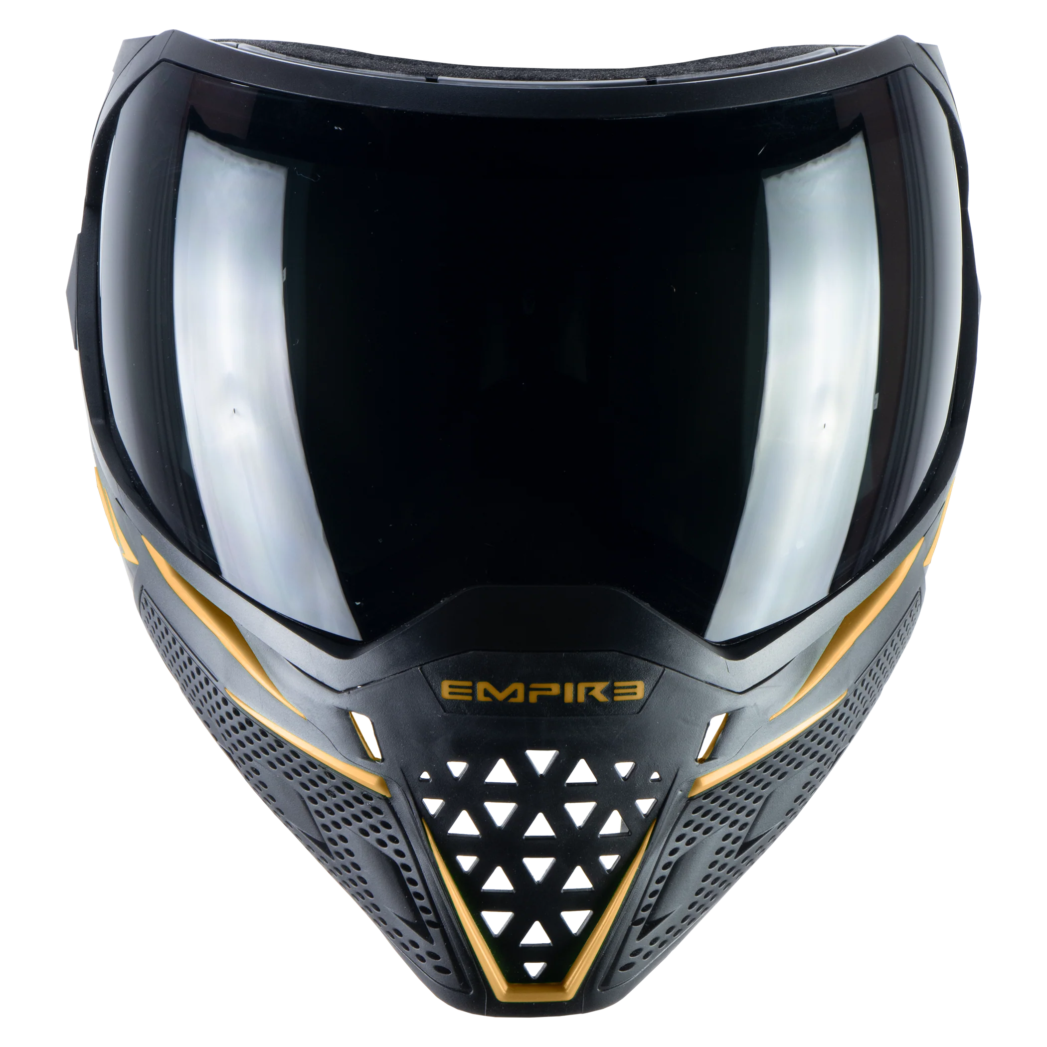 Empire EVS Paintball Mask - Black/Gold (Thermal Smoke & Clear Lens) - Image 6