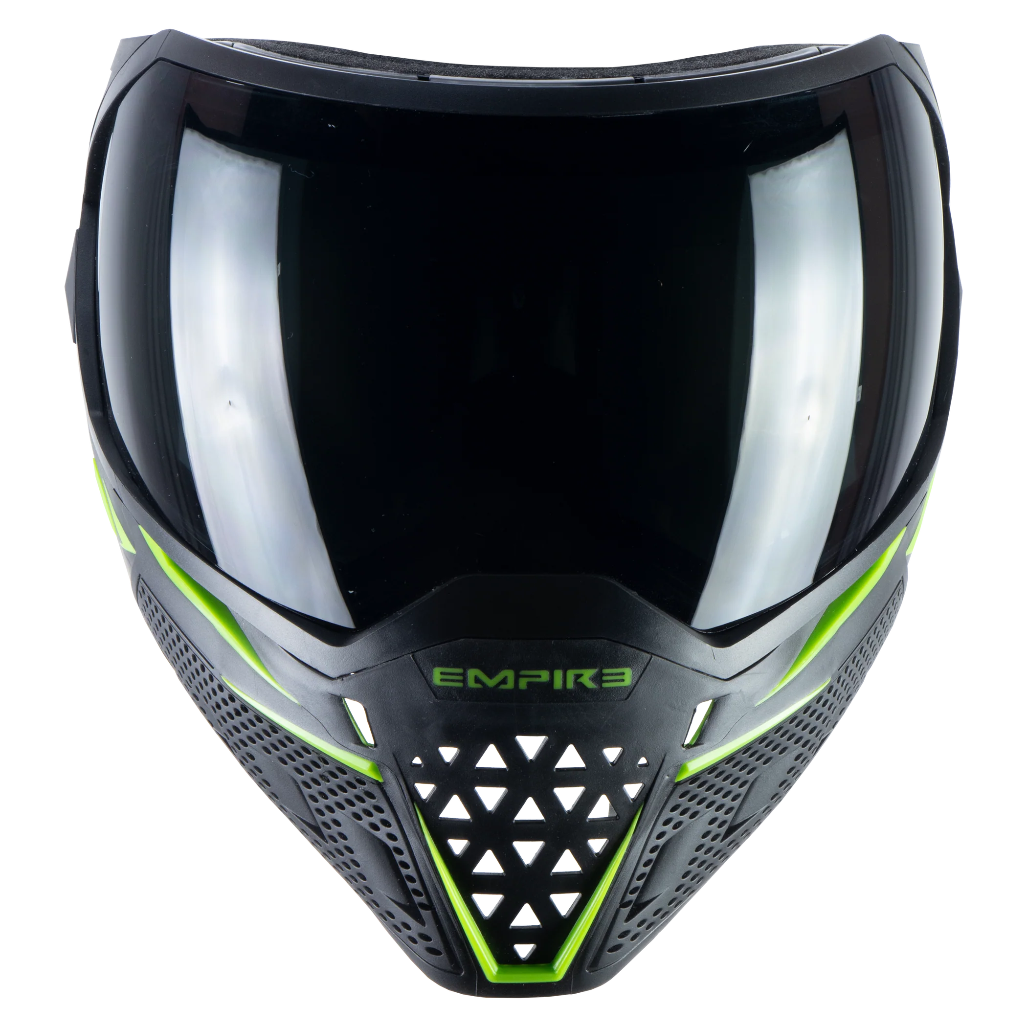 Empire EVS Paintball Mask - Black/Green (Thermal Smoke & Clear Lens) - Image 3