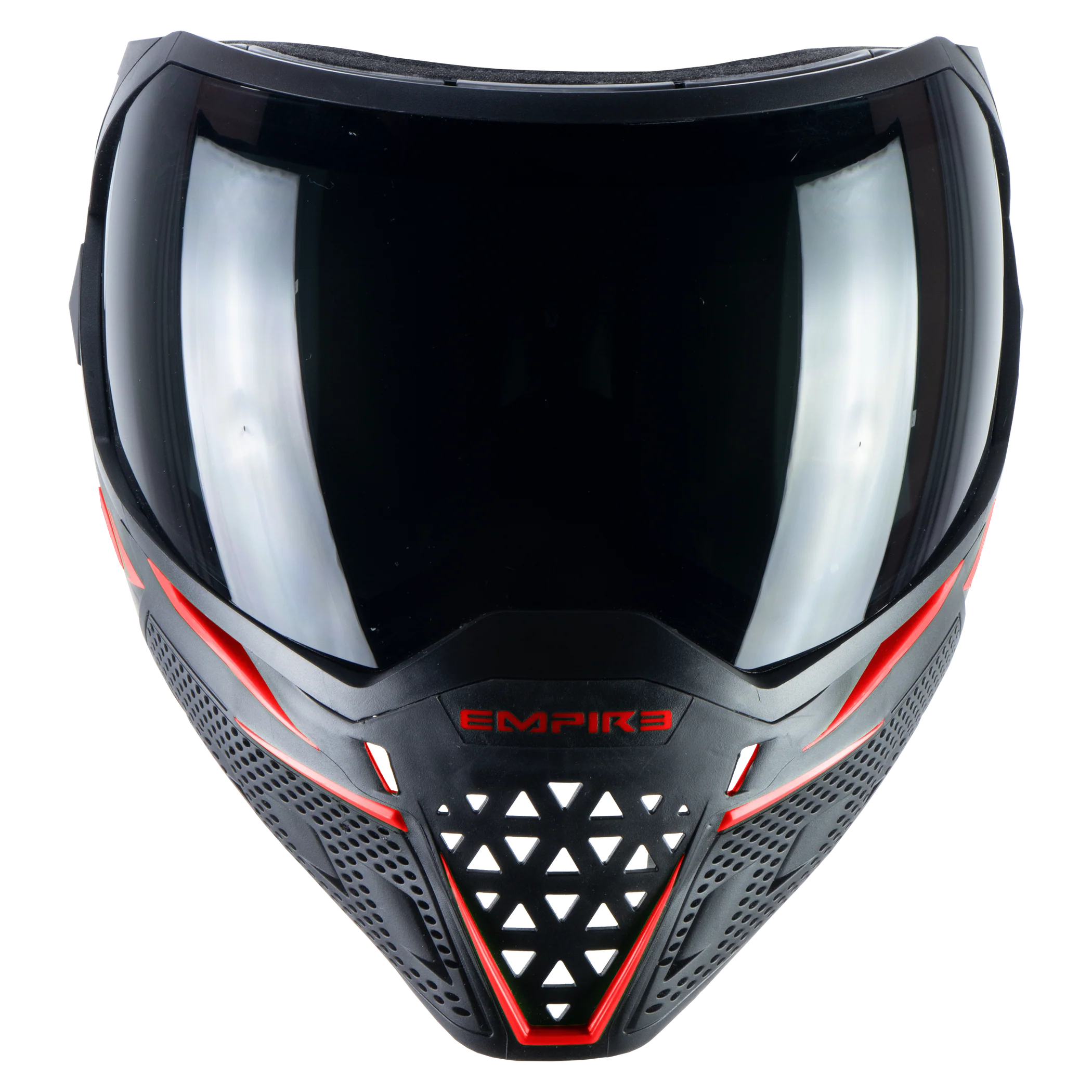 Empire EVS Paintball Mask - Black/Red (Thermal Smoke & Clear Lens) - Image 3