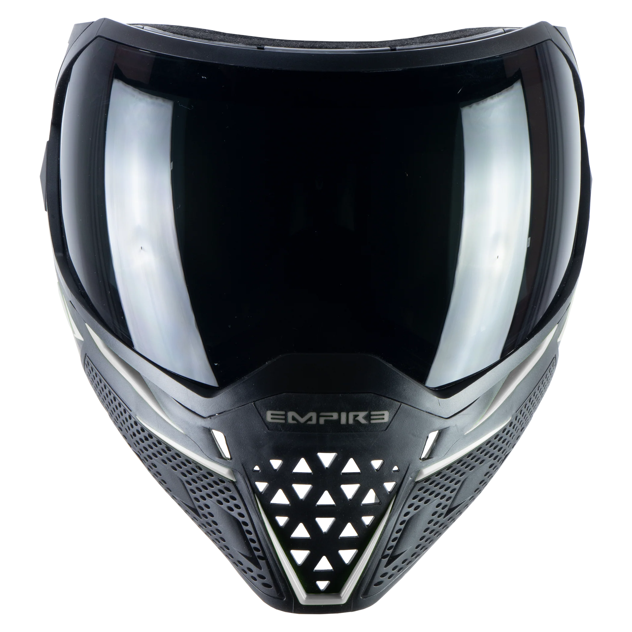 Empire EVS Paintball Mask - Black/White (Thermal Smoke & Clear Lens) - Image 3