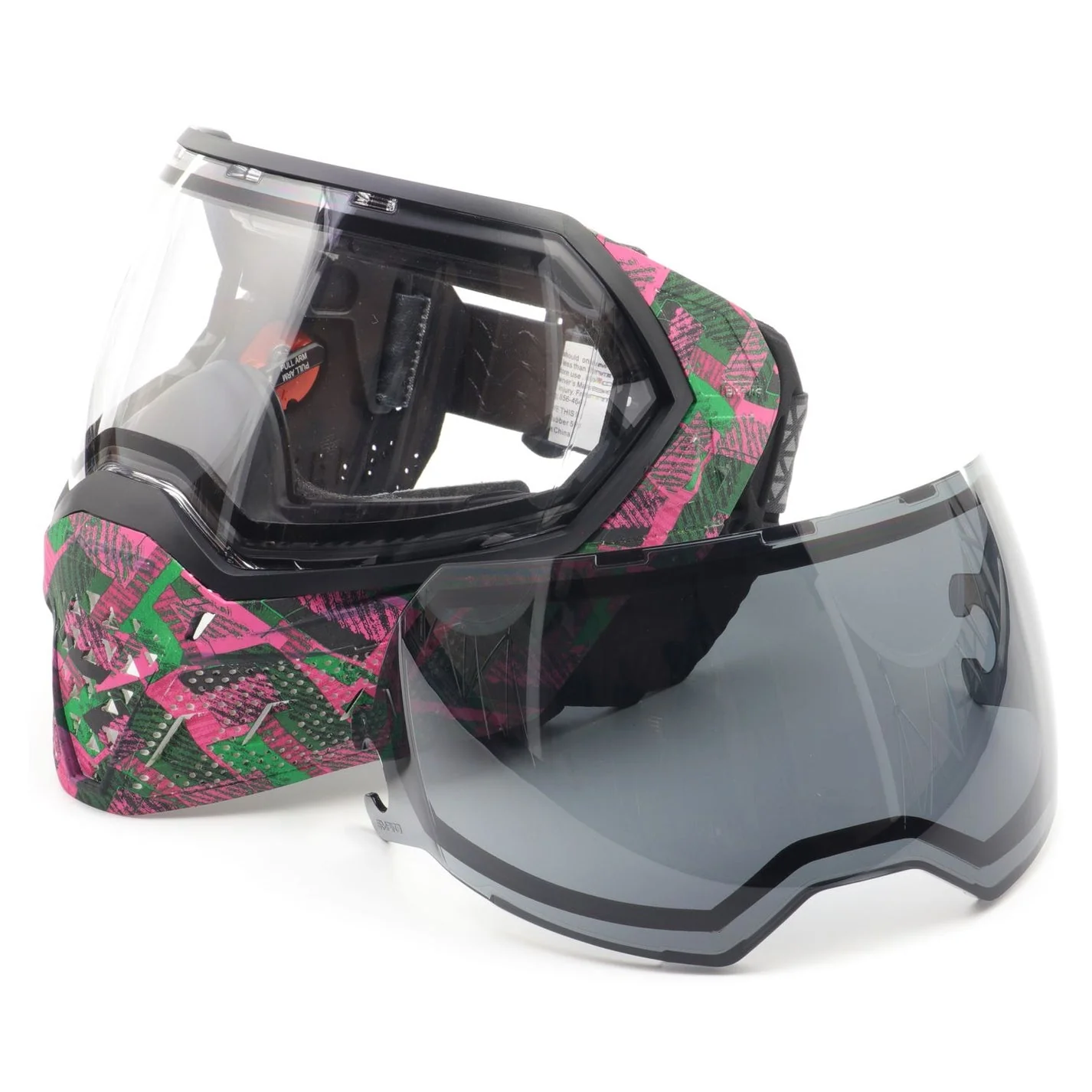 Empire EVS Paintball Mask - Grunge LE with Thermal Ninja & Thermal Clear Lenses - Image 2