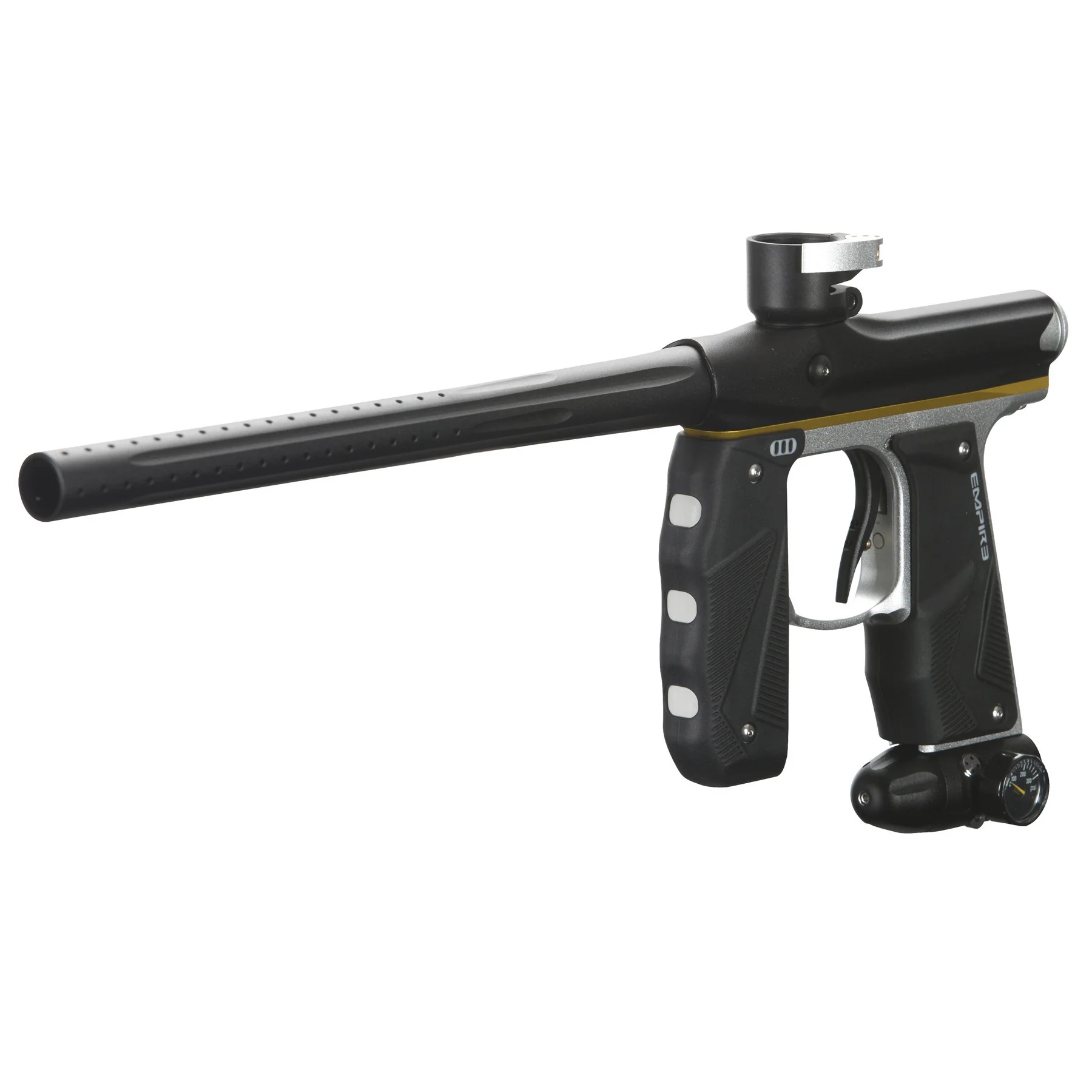 Empire Paintball Mini GS Marker - Dust Black/Silver/Yellow - Image 3
