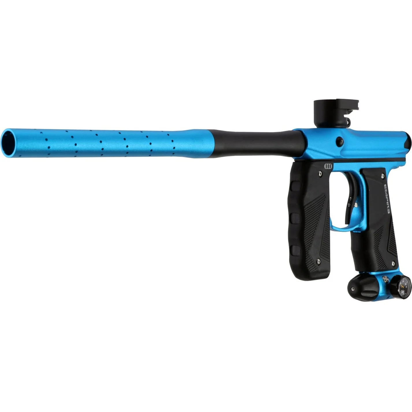 Empire Paintball Mini GS Marker w/ 2 Piece Barrel - Dust Aqua/Dust Black - Image 6