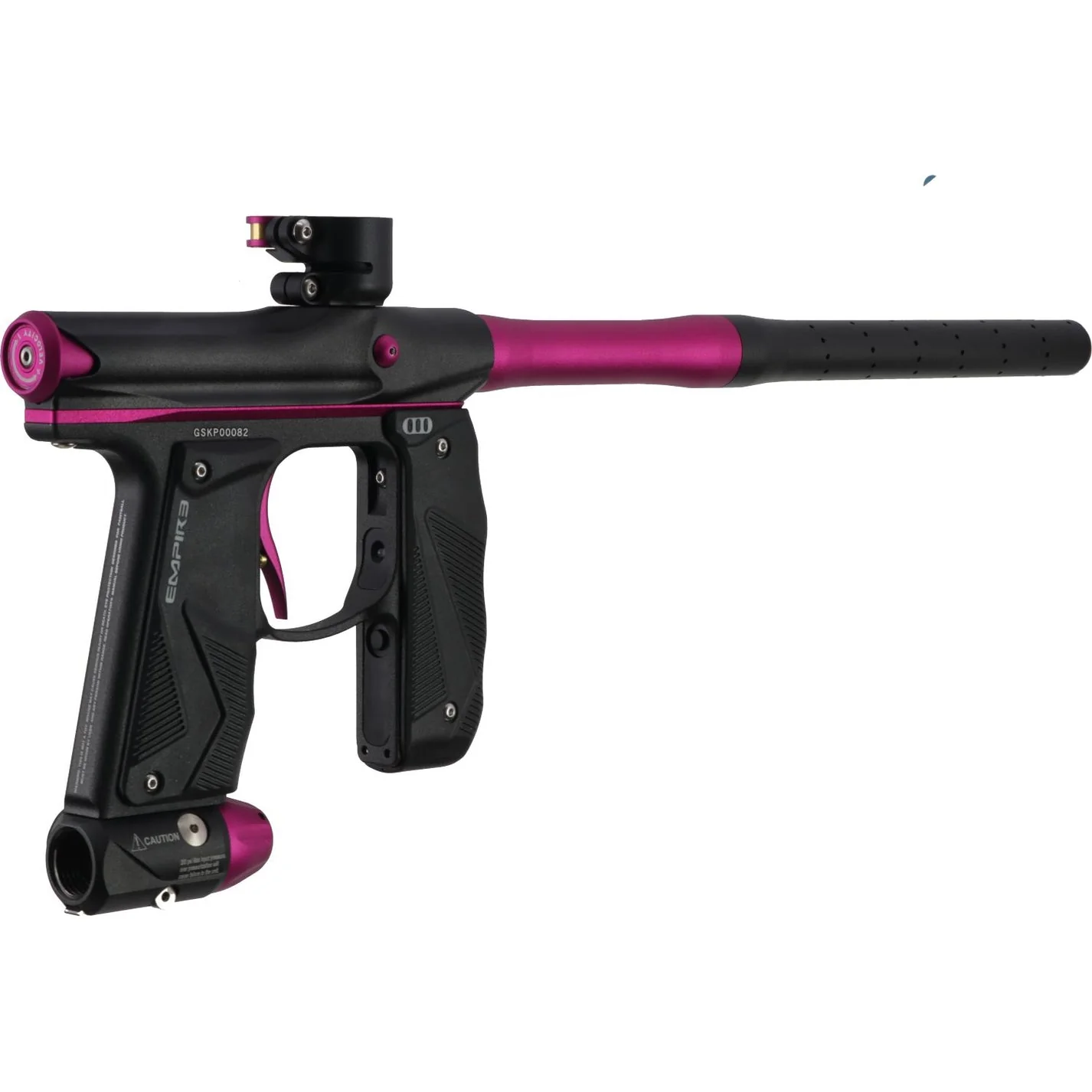 Empire Paintball Mini GS Marker w/ 2 Piece Barrel - Dust Black/Dust Pink - Image 3