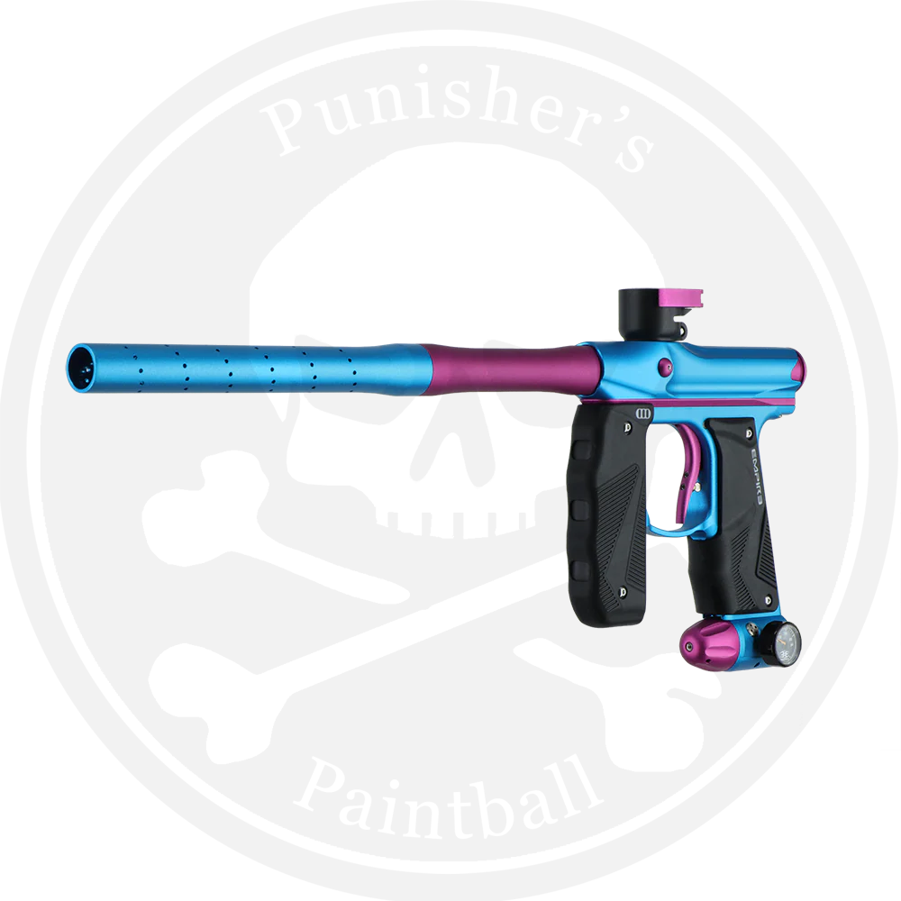 Empire Paintball Mini GS Marker w/ 2 Piece Barrel - Dust Light Blue/Pink - Image 2