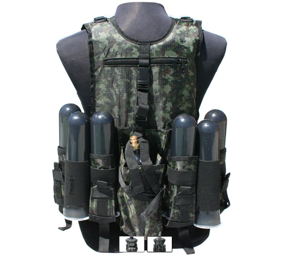 Gen X Global Deluxe Tactical Vest - Digi Green - Image 2