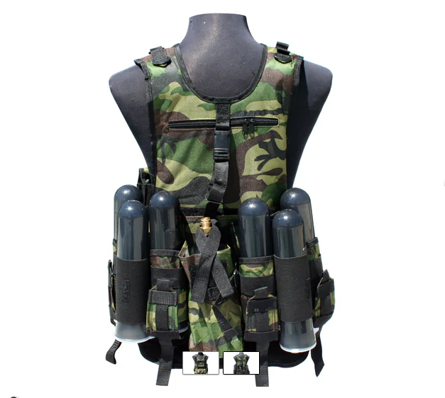 Gen X Global Deluxe Tactical Vest - Woodland Camo - Image 2